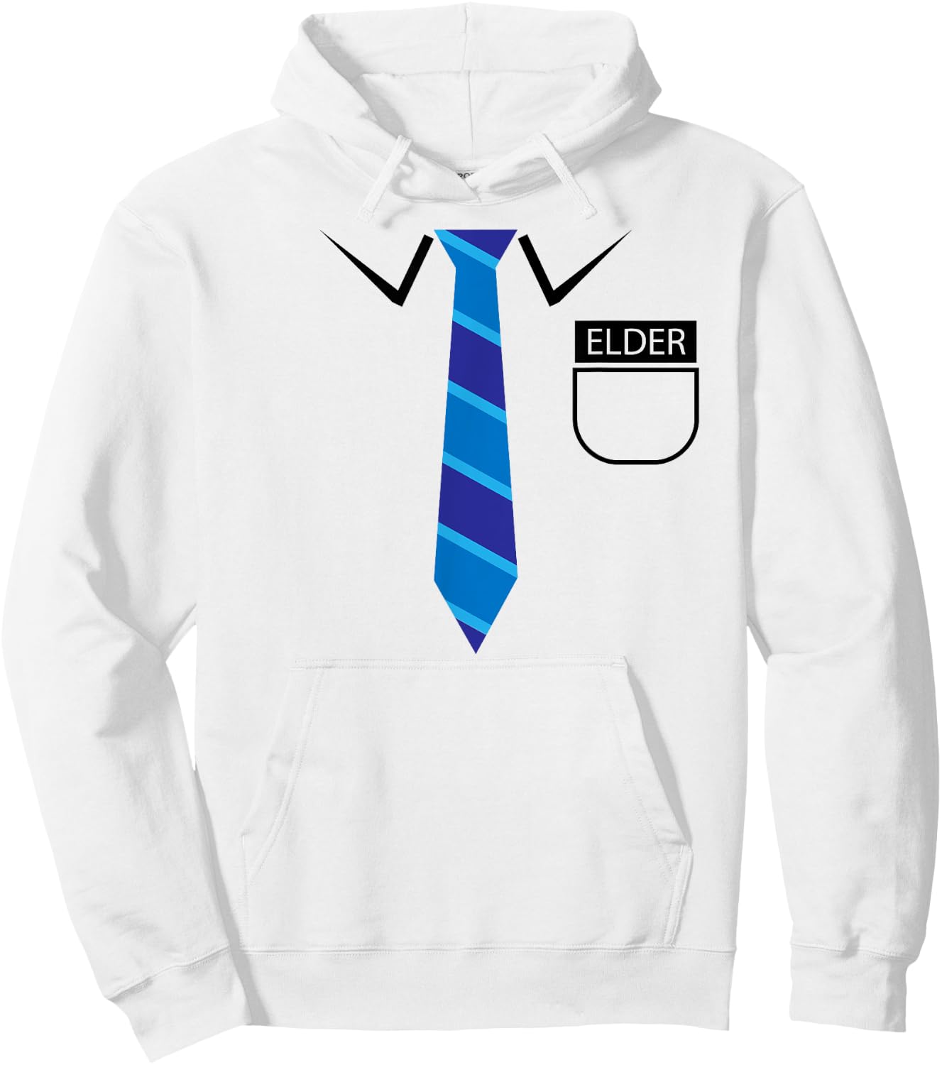Funny Mormon LDS - Missionary Costume Shirt Hoodie - Hoodie | White