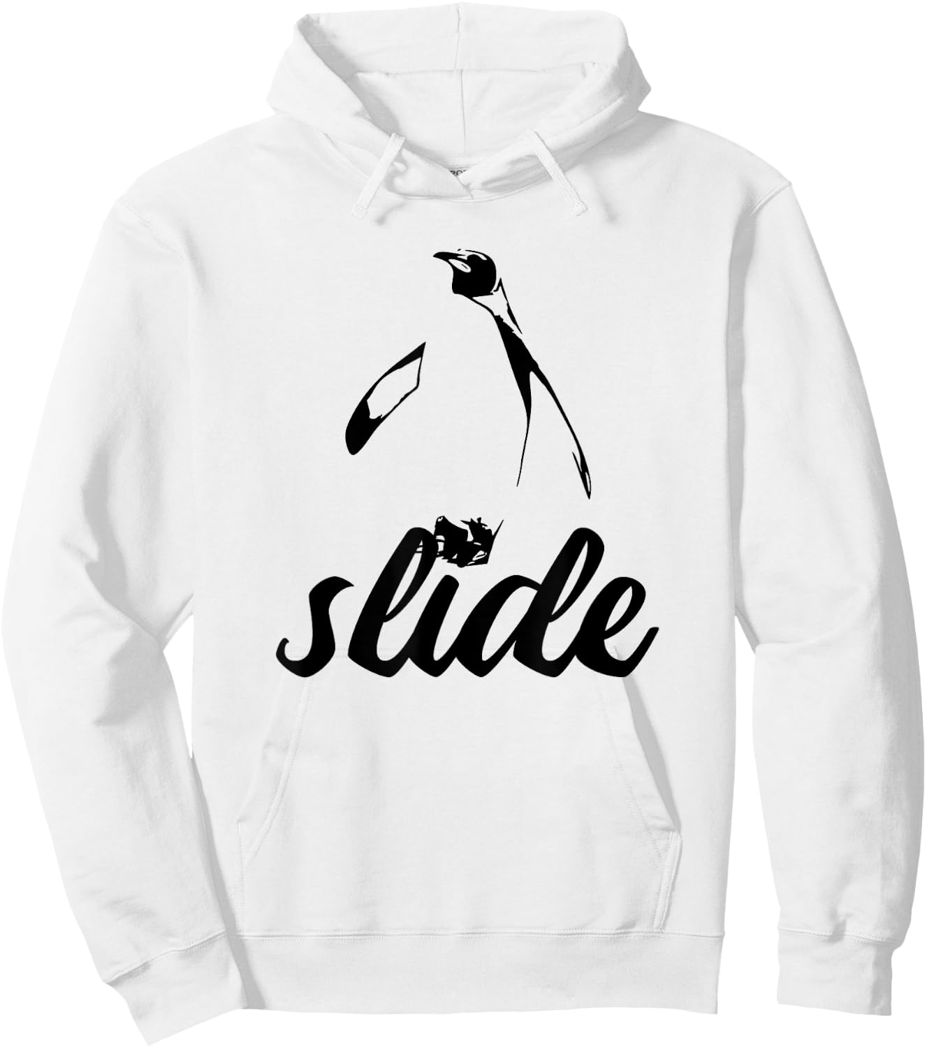 Slide! Penguin Power Animal Hoodie - Hoodie | White