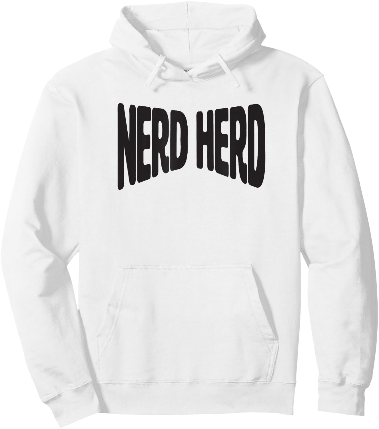 Nerd Herd T Shirt Hoodie - Hoodie | White