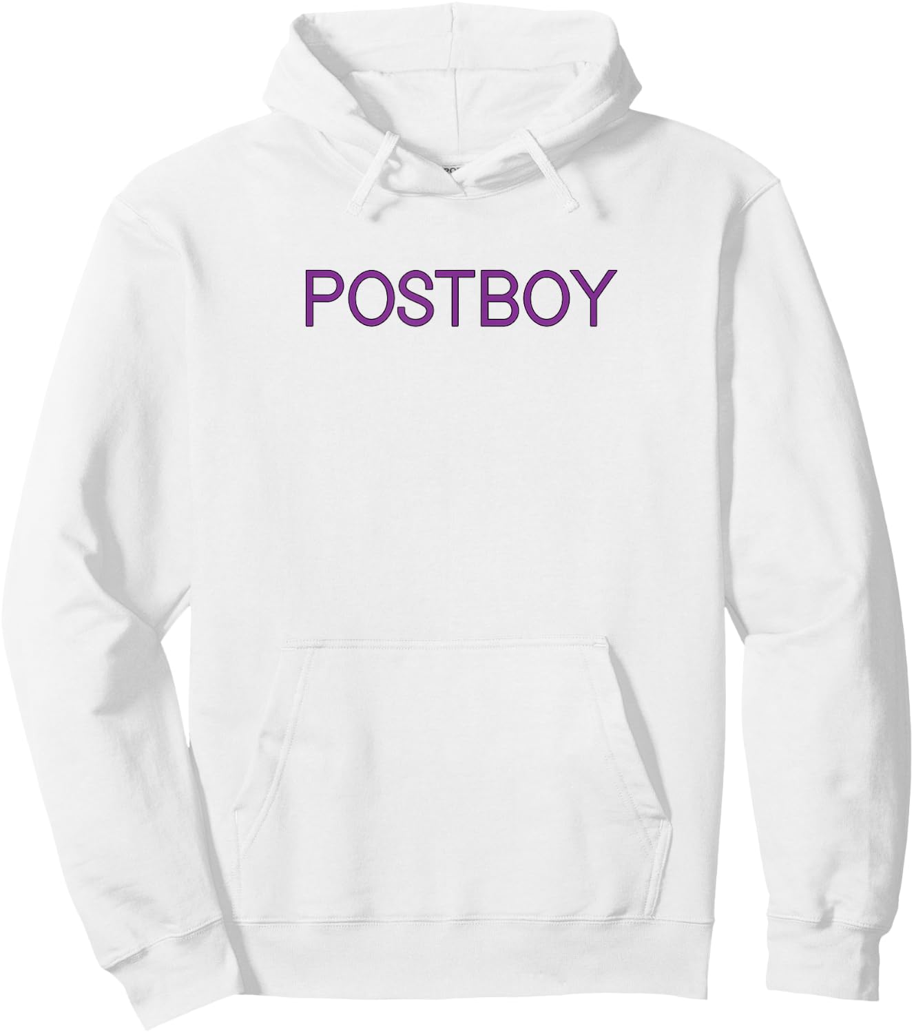 Postboy Men's Yellow Classic Fit Hoodie - Hoodie | White
