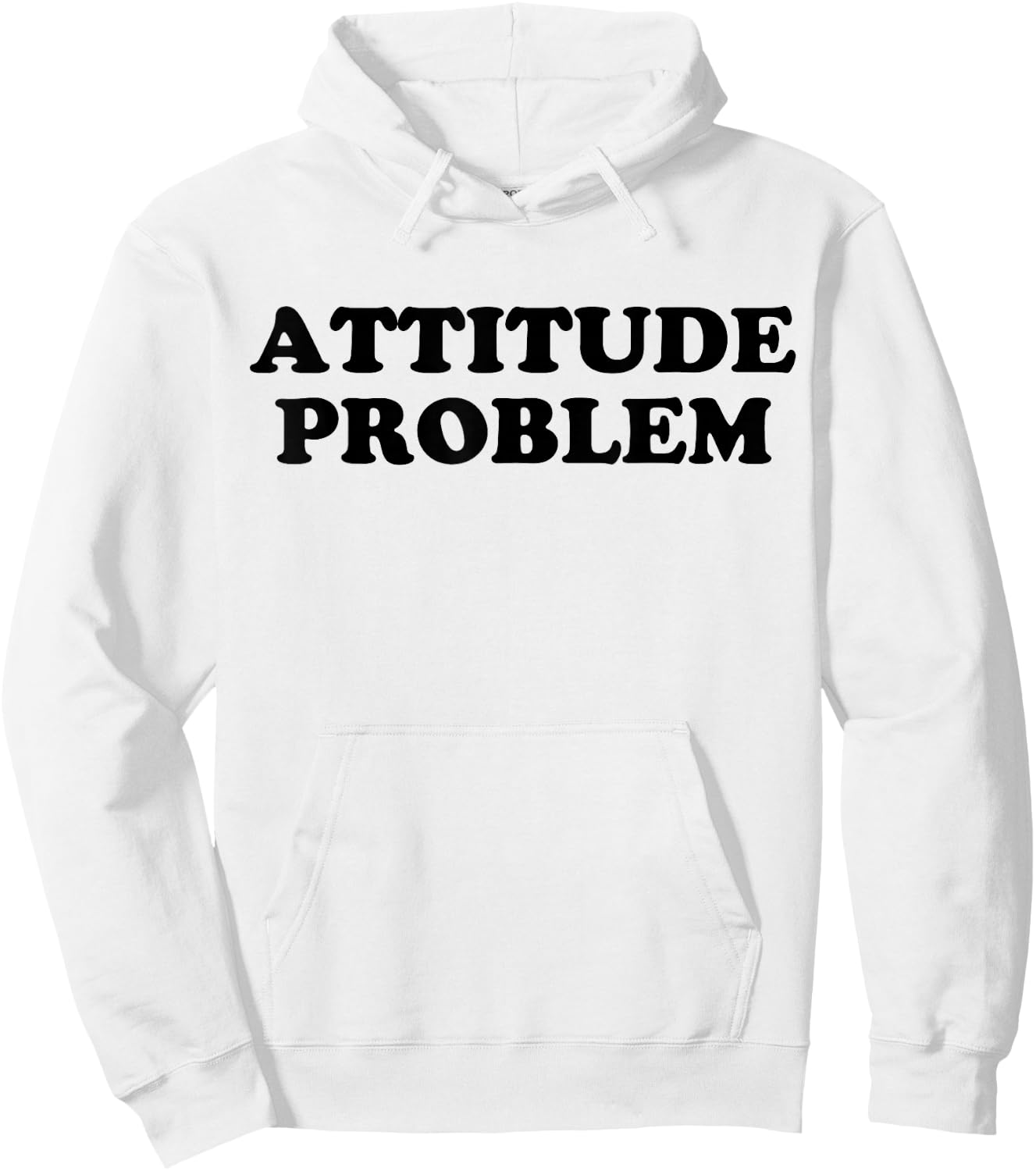 I Heart My Attitude Problem - Funny Matching Couples Hoodie - Hoodie | White