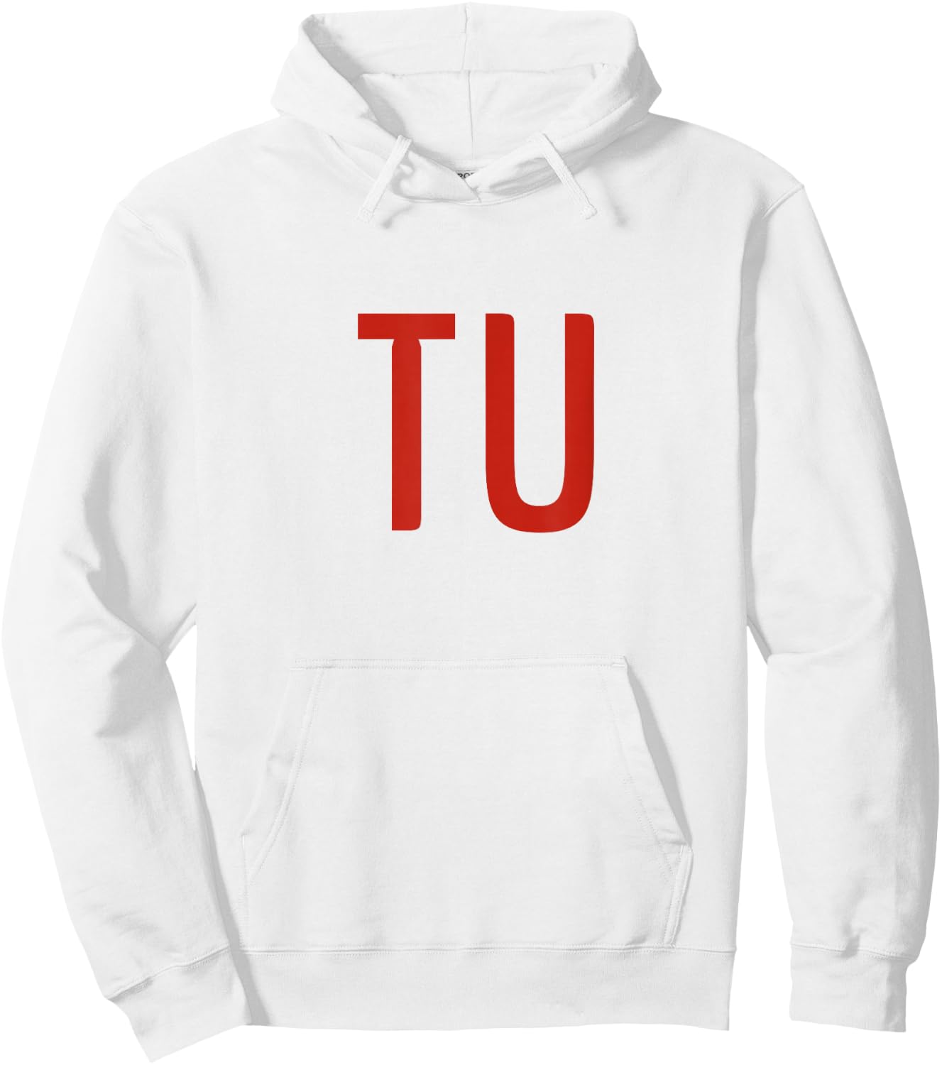 TU - Portugal Three Part Design - Portuguese Flag Part 2 Hoodie - Hoodie | White