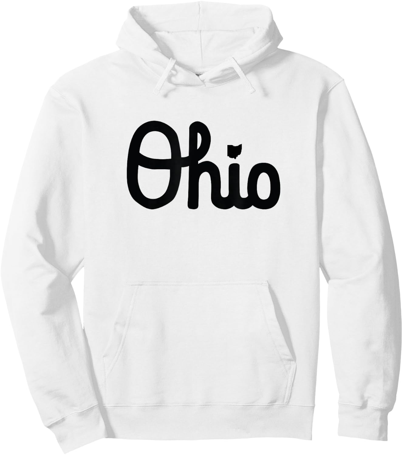 Vintage Script Ohio Dots The I Hoodie - Hoodie | White