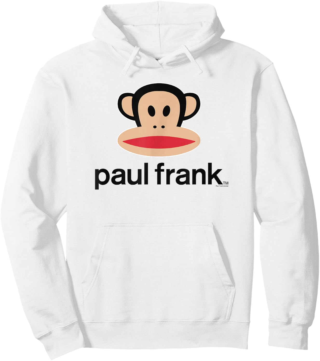 Paul Frank Julius Big Face Logo Hoodie - Hoodie | White