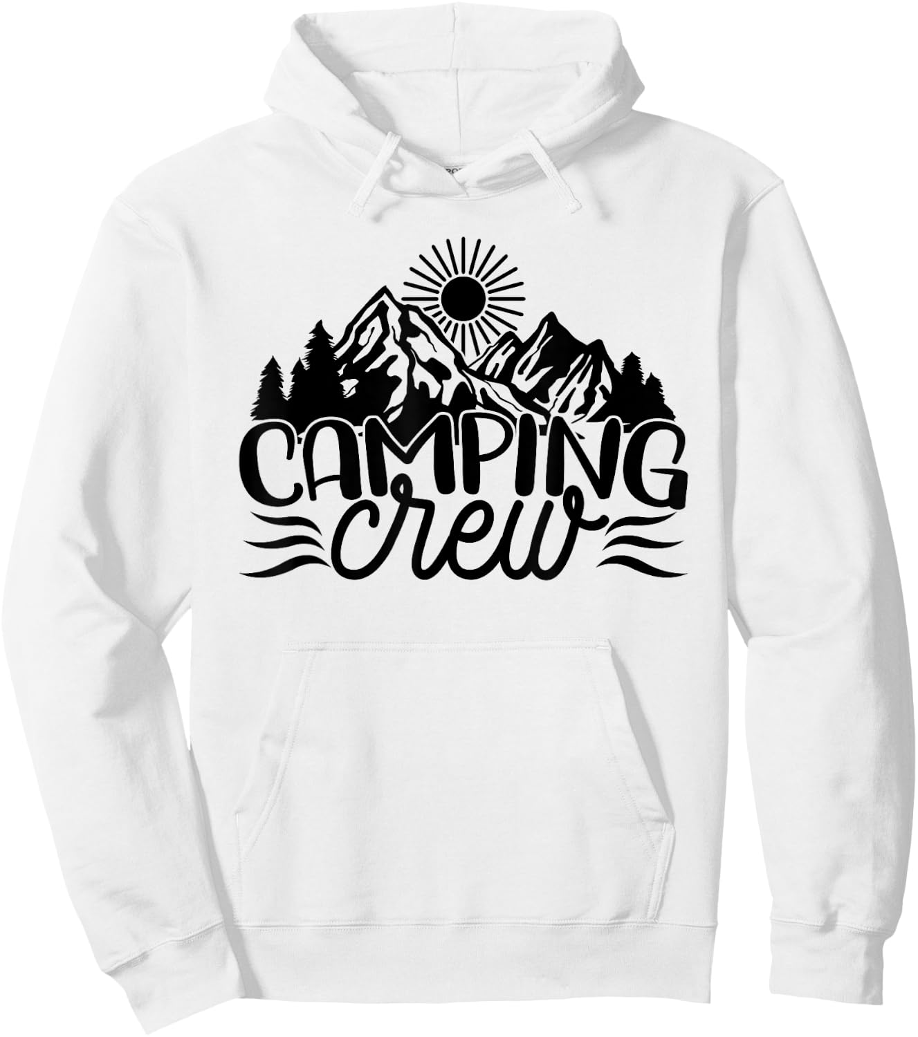 Camping Crew, Matching, Family, Men Women Kids Nature Camper Hoodie - Hoodie | White