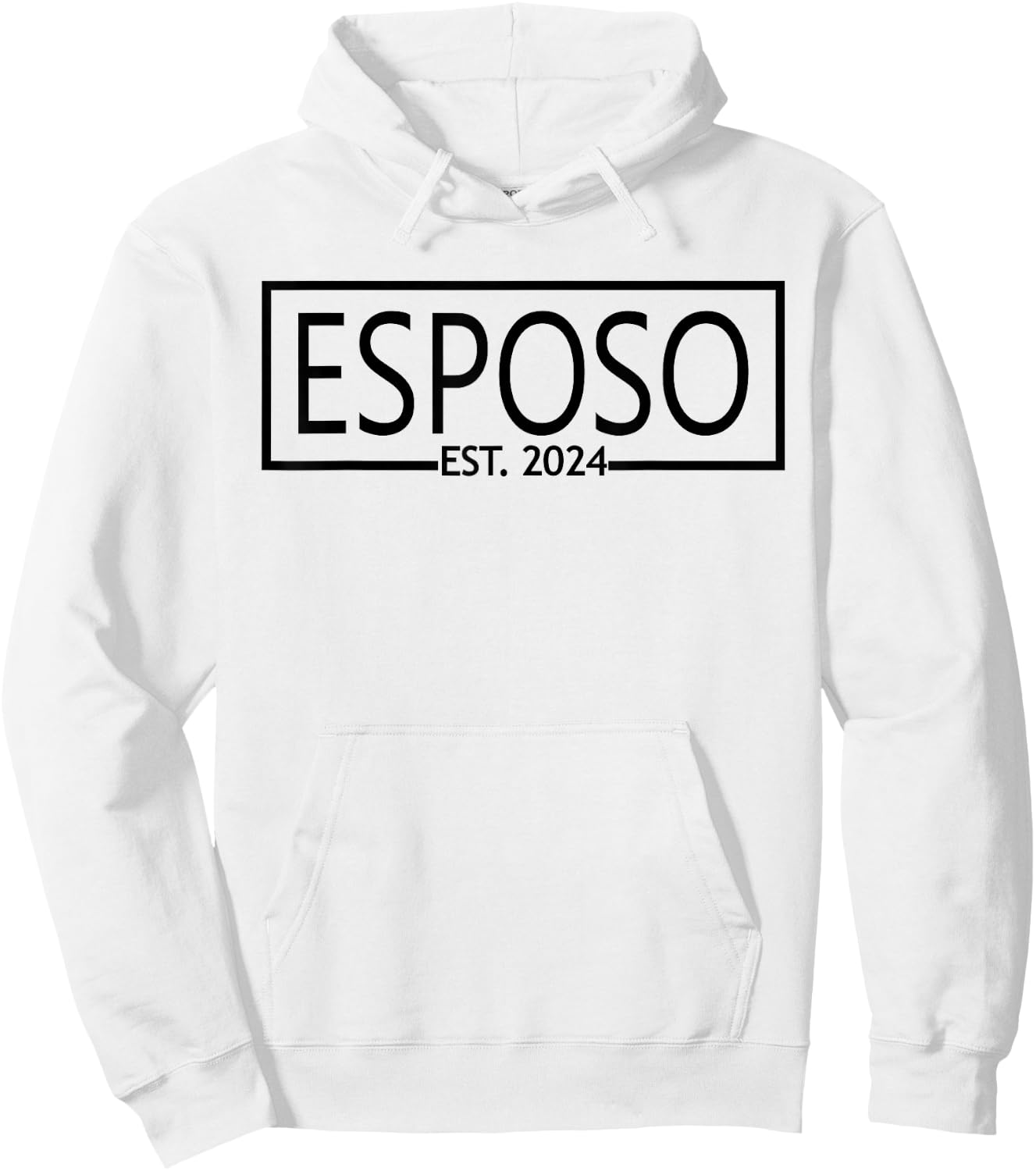 Esposo Est. 2024, Wedding Latino Spanish Husband Married Hoodie - Hoodie | White