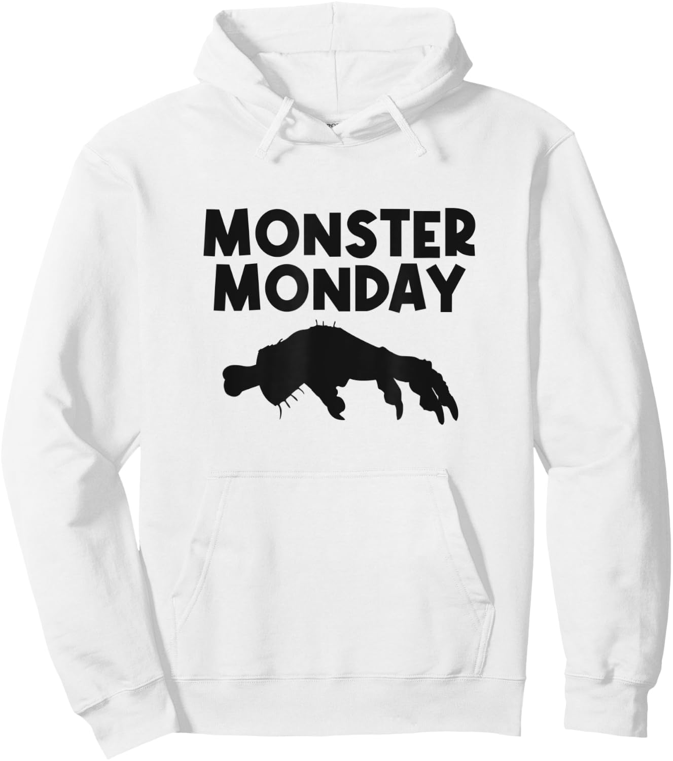 Day Of The Week Easy Halloween Costume Monster Monday Hoodie - Hoodie | White