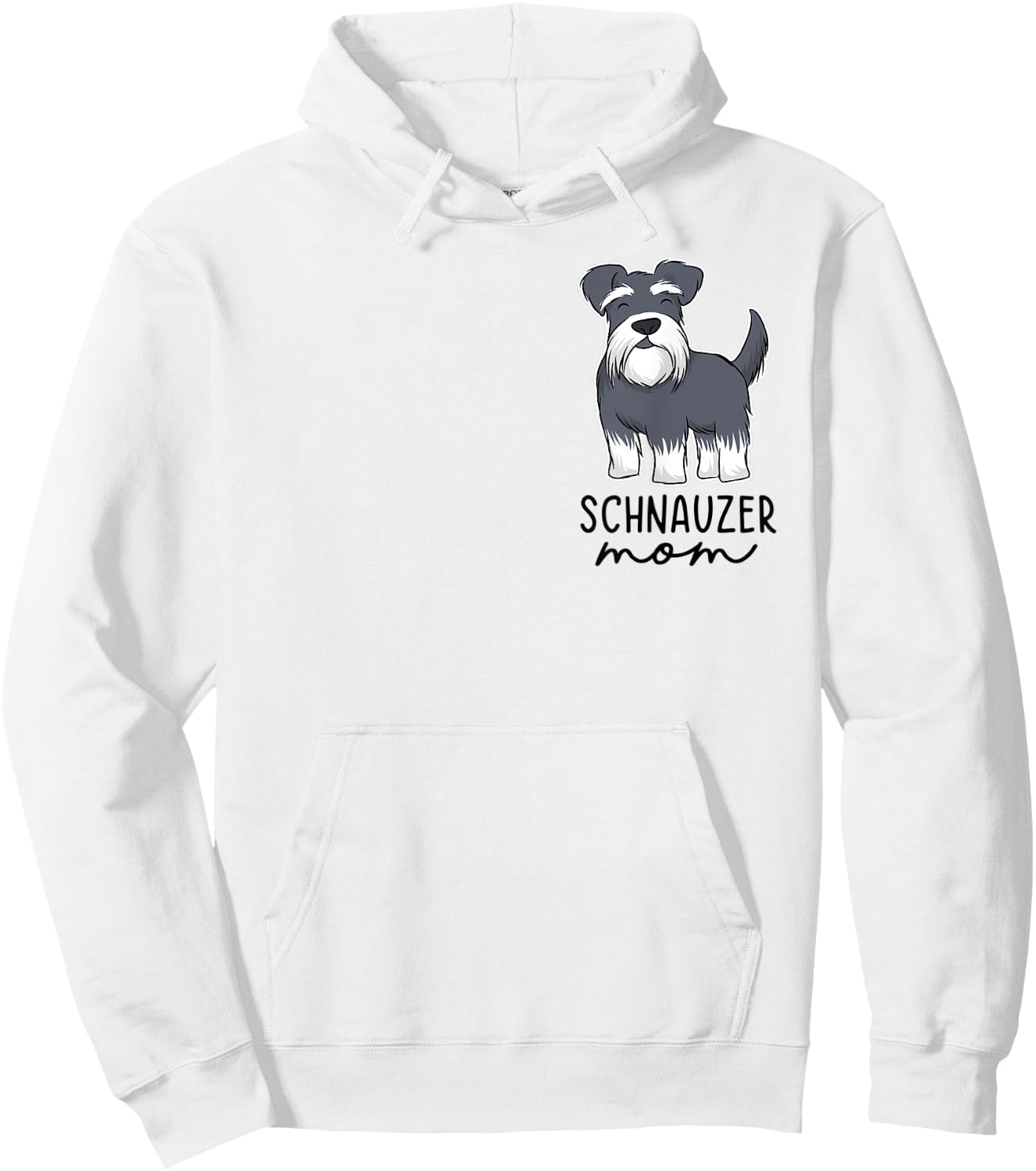 Schnauzer Mom Schnauzer Lover Dog Lover Mothers Day Women Hoodie - Hoodie | White