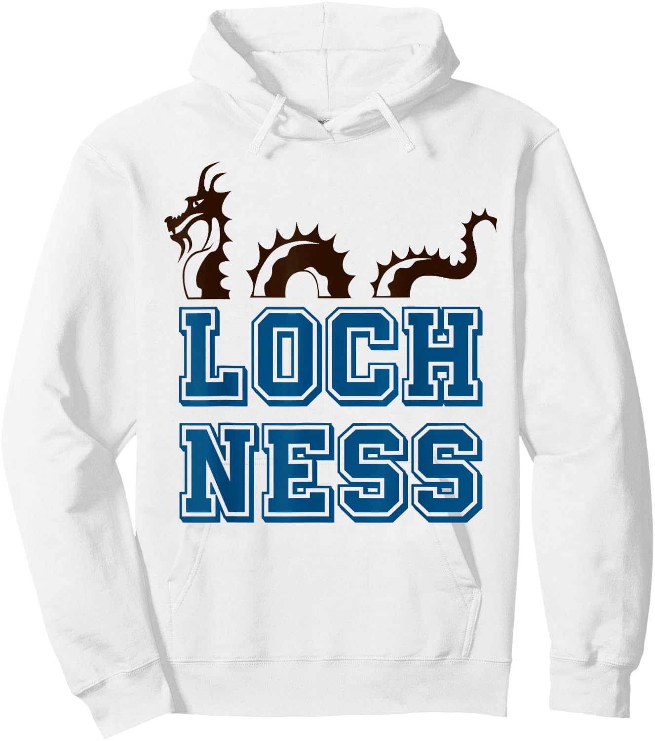 Loch Ness monster - Nessie - Elusive Scottish legend Hoodie - Hoodie | White