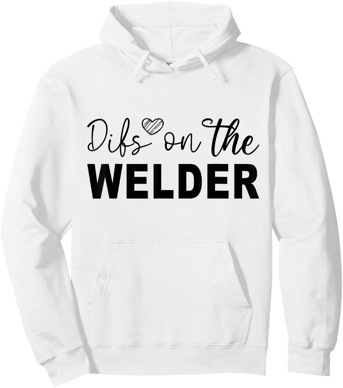 Funny sarcastic Dibs on the Welder Essential Hoodie - Hoodie | White