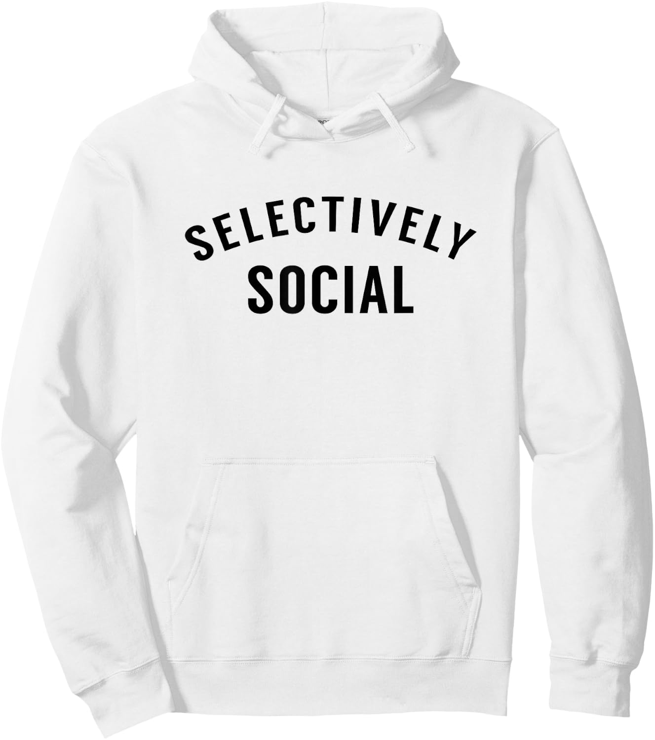Selectively Social Hoodie - Hoodie | White