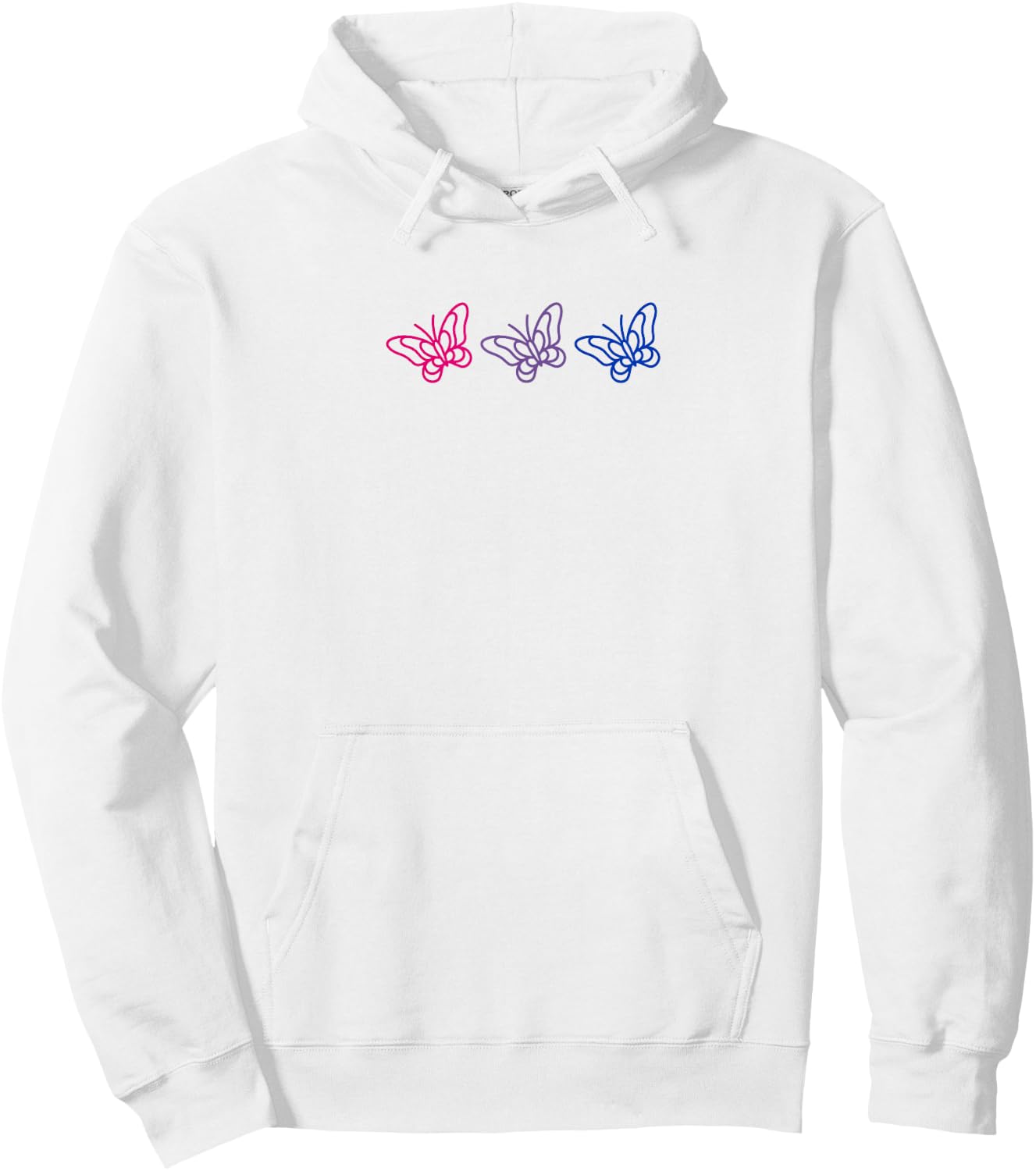 Bisexual Pride Shirt Subtle Bi Pride Gay Pride Hoodie - Hoodie | White