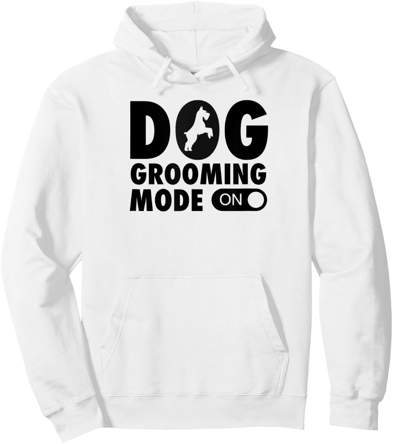 Dog Grooming Mode On Funny Cute Pet Groomer Hoodie - Hoodie | White