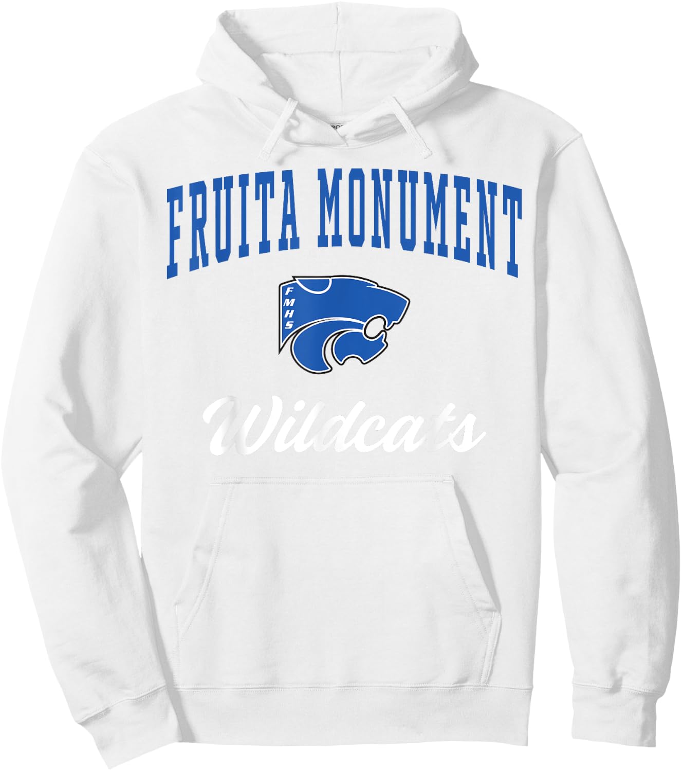 Fruita Monument High School Wildcats Hoodie - Hoodie | White