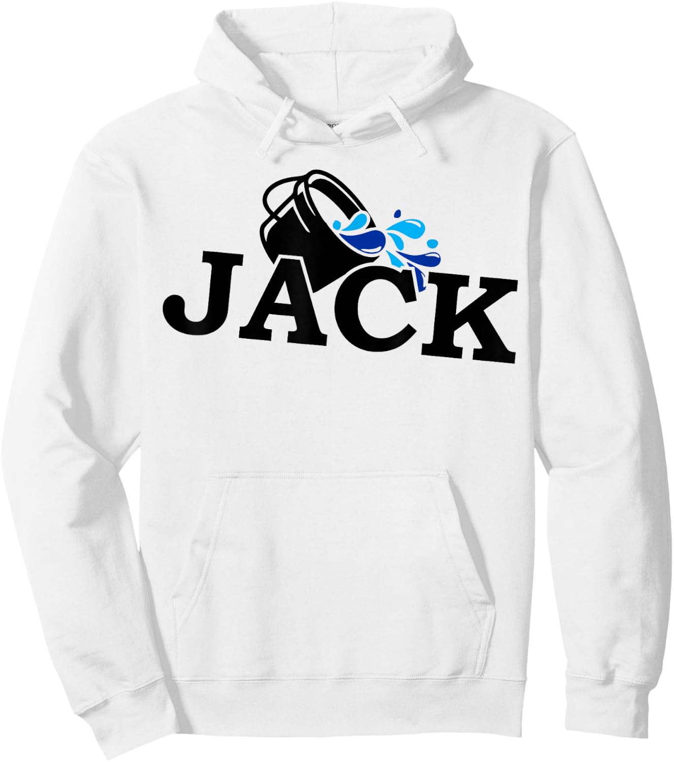Jack Jill Matching Set Halloween and Costume for Couples Hoodie - Hoodie | White
