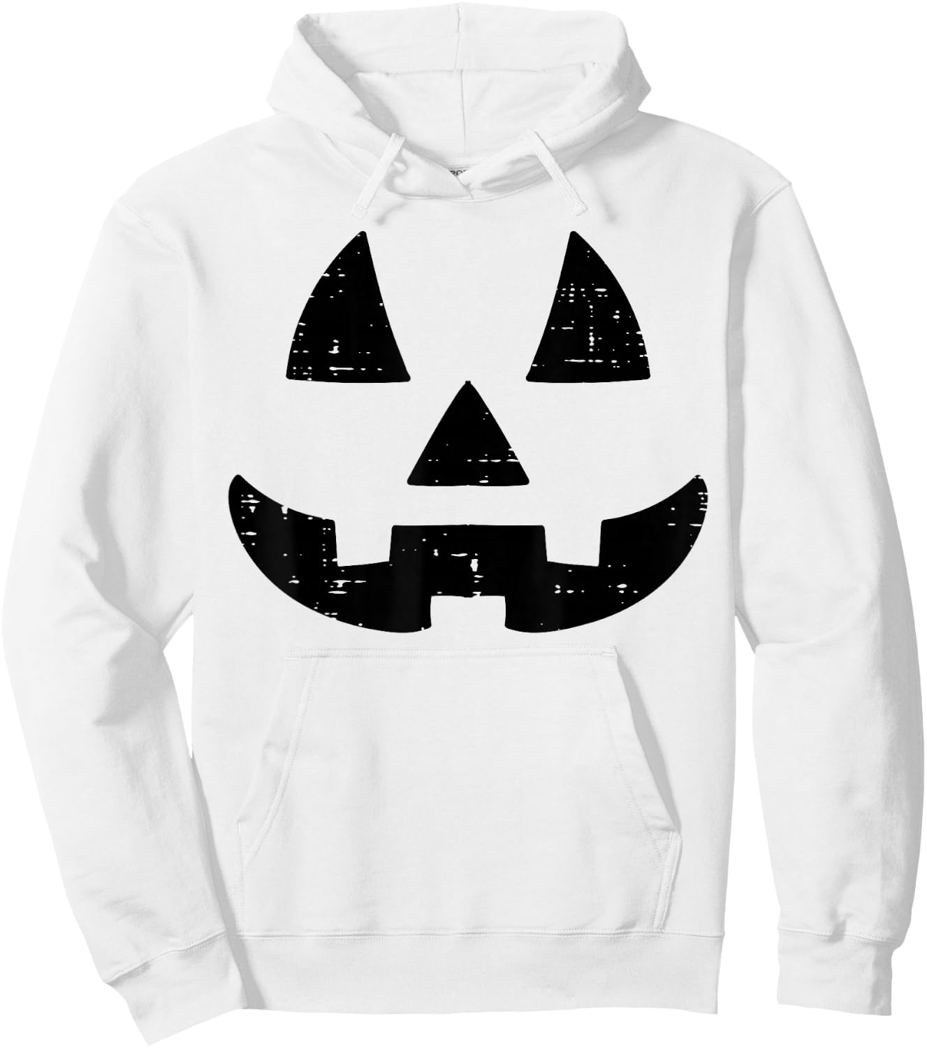 Jack O Lantern Face Cute Halloween Costume Men Women Kids Hoodie - Hoodie | White