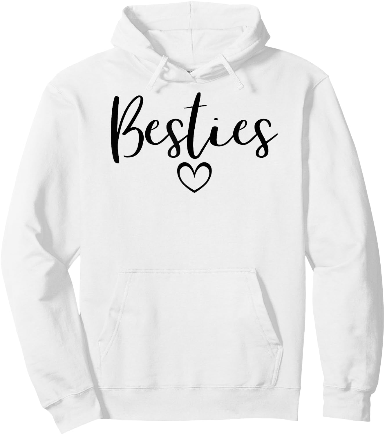 Besties Mom and Me Matching Mother's Day Hoodie - Hoodie | White