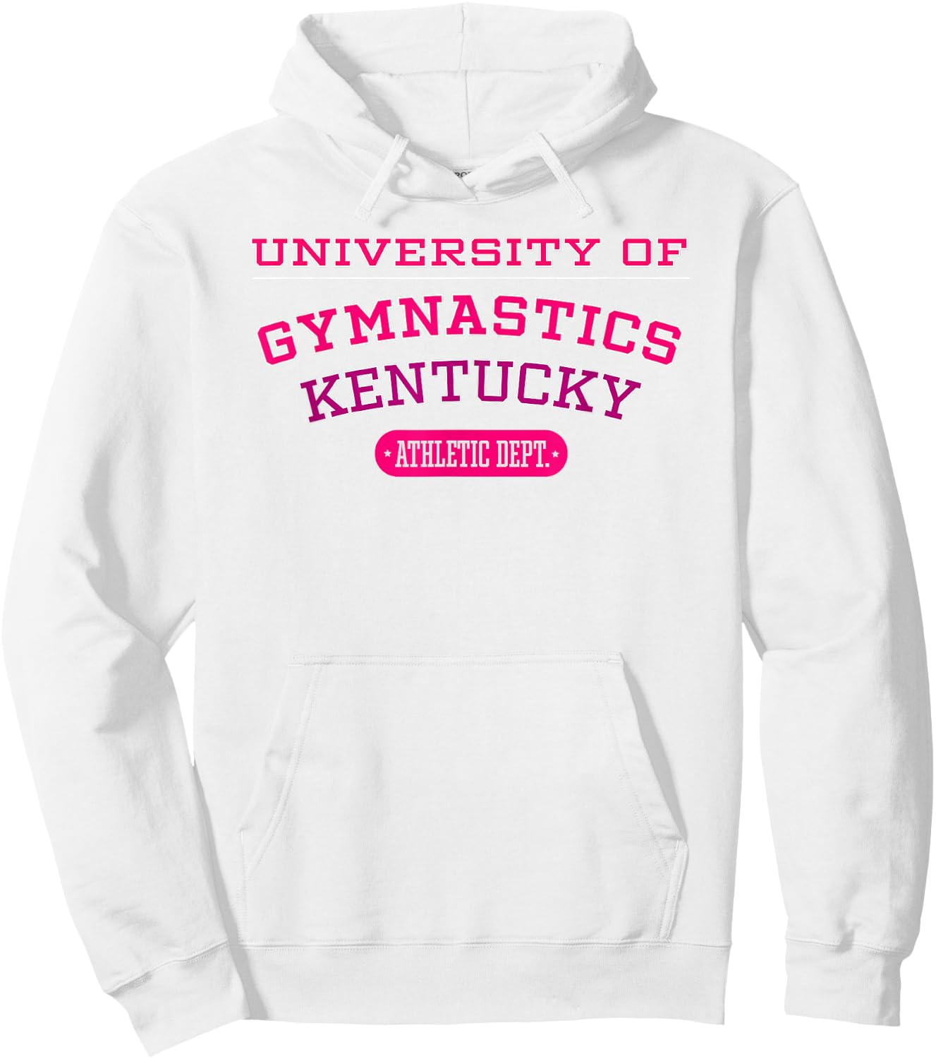 University of Gymnastics KENTUCKY Athletic Dept. Hoodie - Hoodie | White