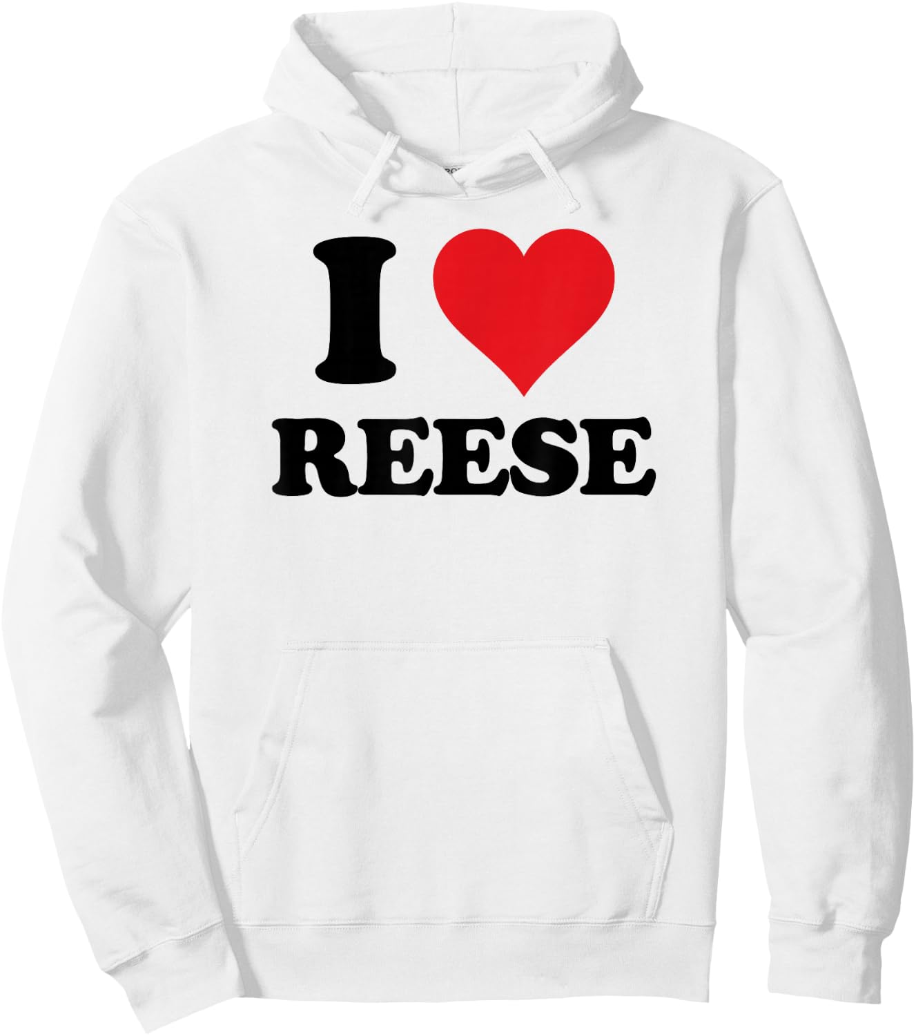 I Heart Reese First Name I Love Personalized Stuff Hoodie - Hoodie | White
