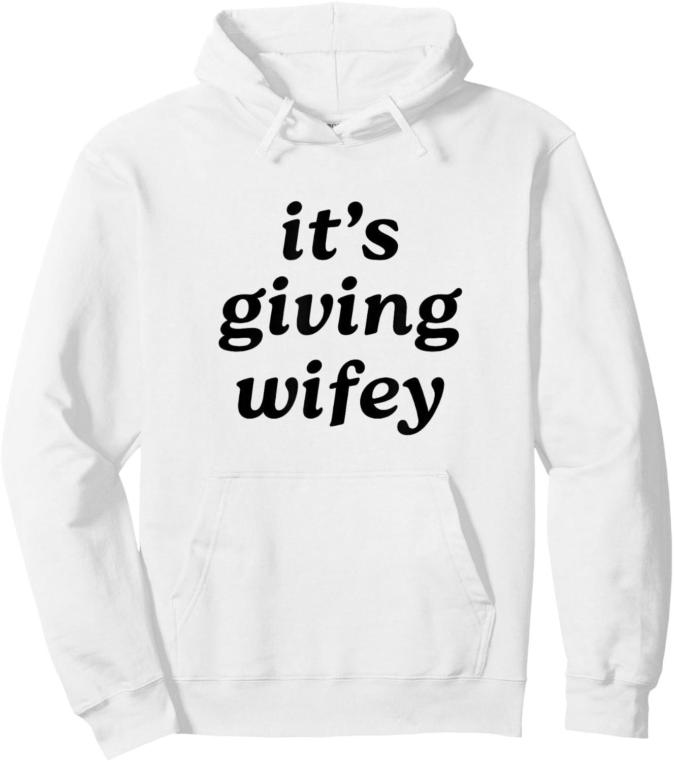 Its Giving Wifey - Bride to Be Hoodie - Hoodie | White