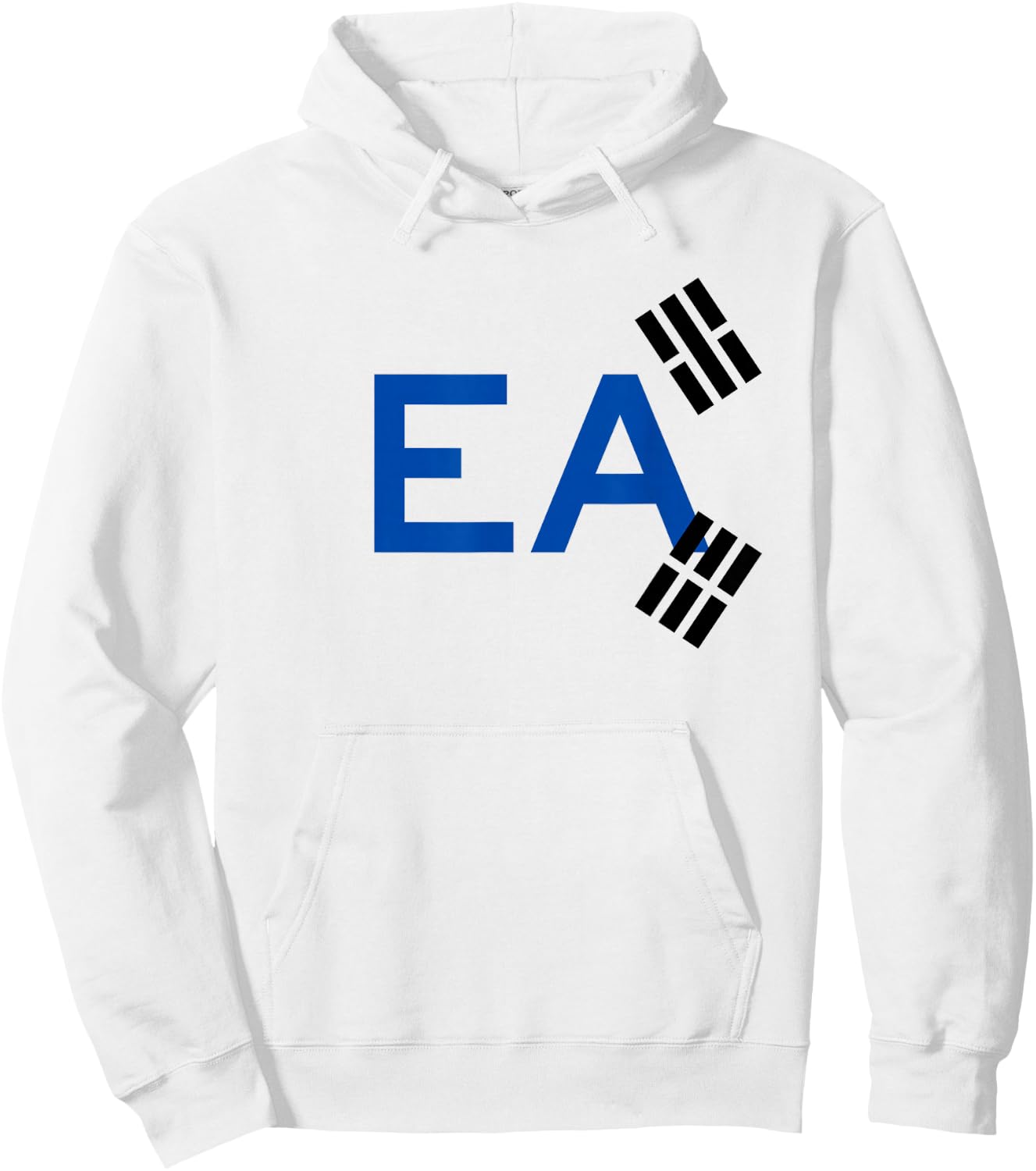 EA - Korea Two Part Combo Design - Korean Flag Part 2 Hoodie - Hoodie | White