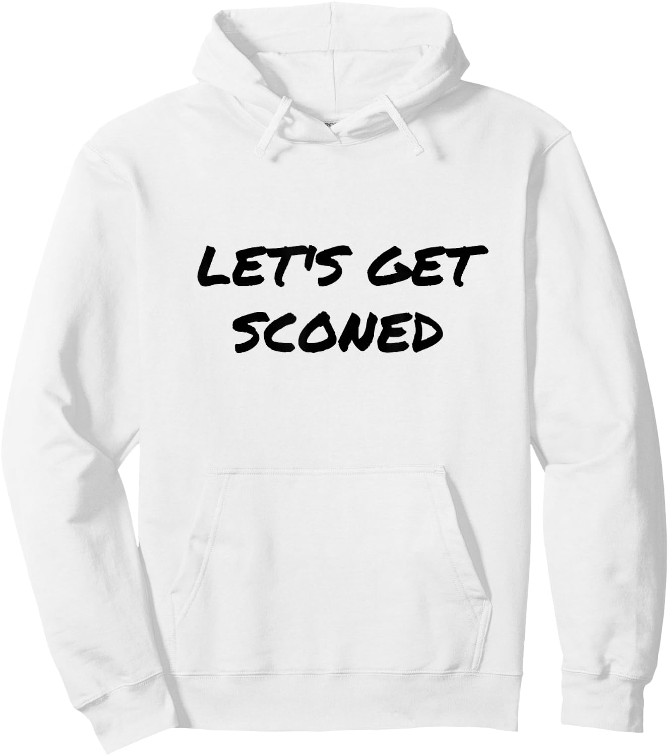 Let's Get Sconed - Scone Pun Hoodie - Hoodie | White