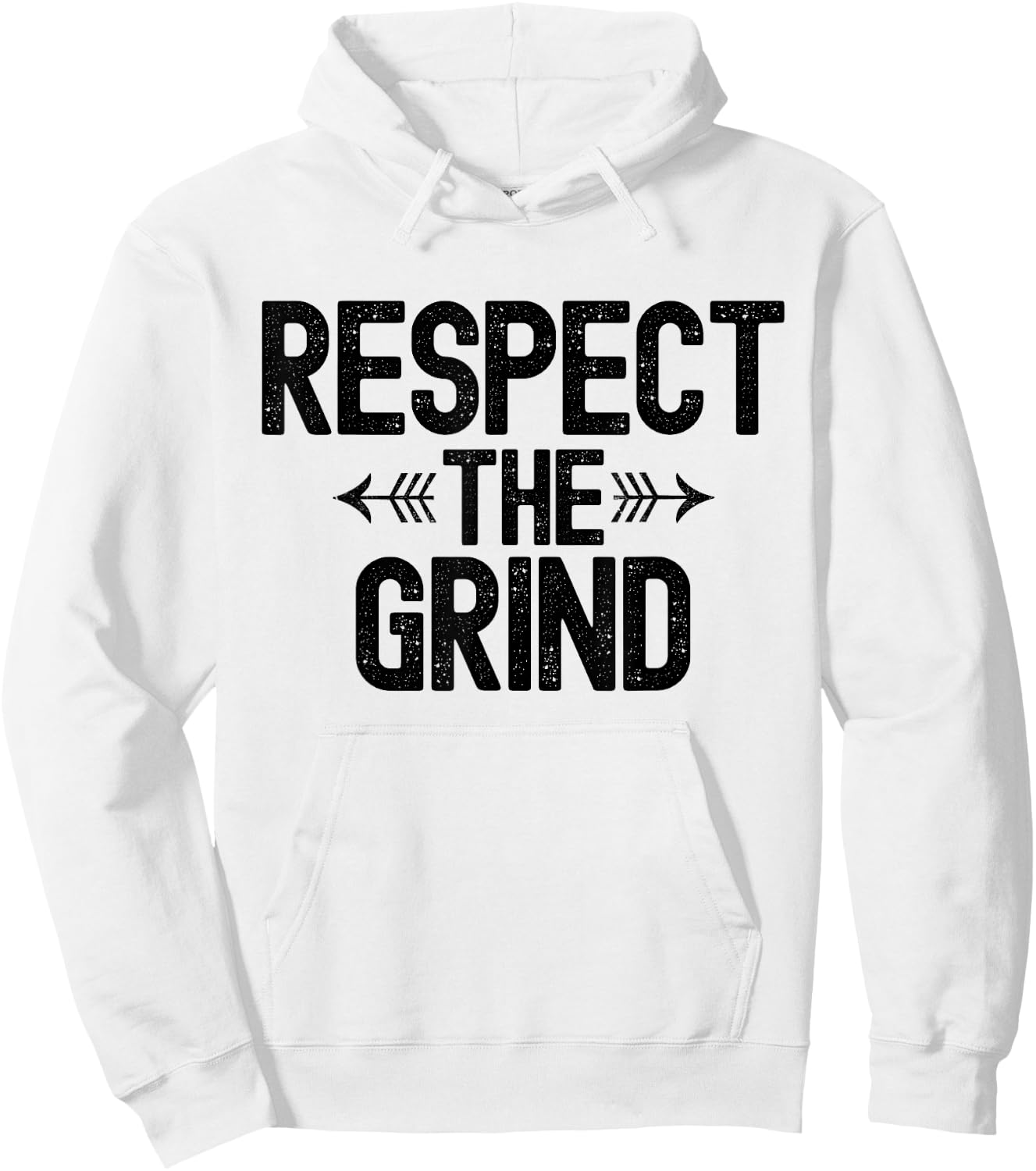 Vintage Respect The Grind Hoodie - Hoodie | White