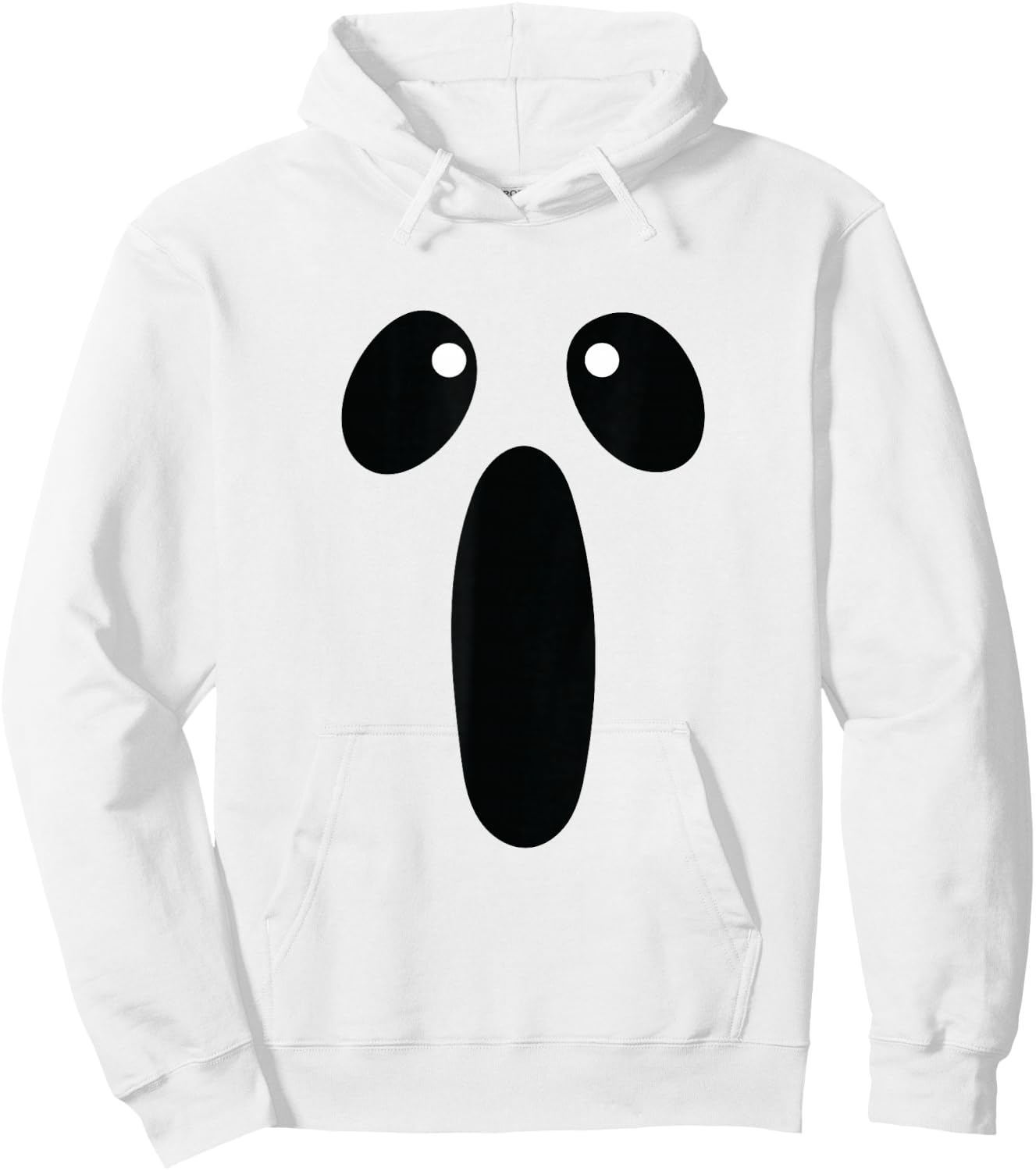 Ghost Halloween Shirt Women Men Ghost Funny Lazy Costume Hoodie - Hoodie | White