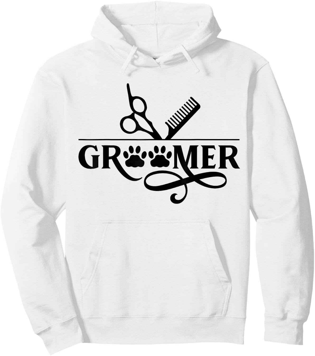 Groomer Salon Grooming Dog Animal Hoodie - Hoodie | White