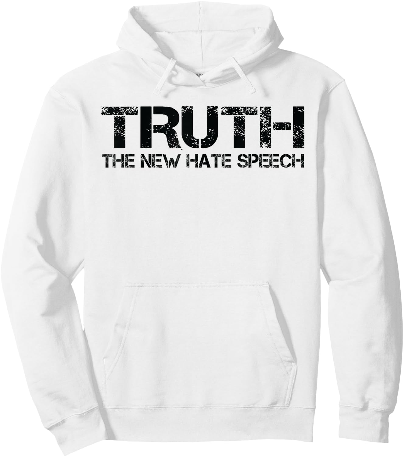 Truth Is The New Hate Speech - Anti Government Hoodie - Hoodie | White