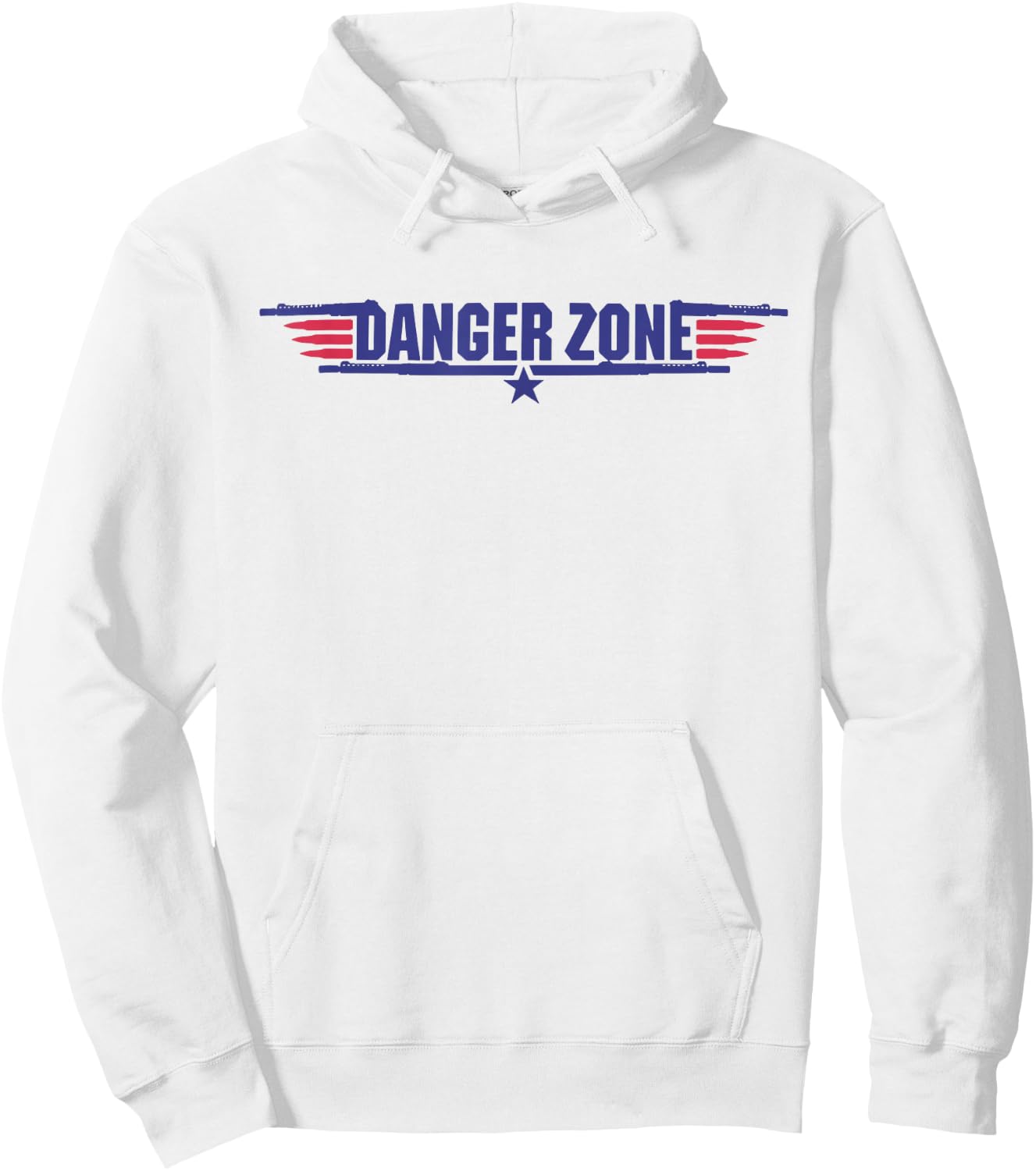 Danger Zone Hoodie - Hoodie | White