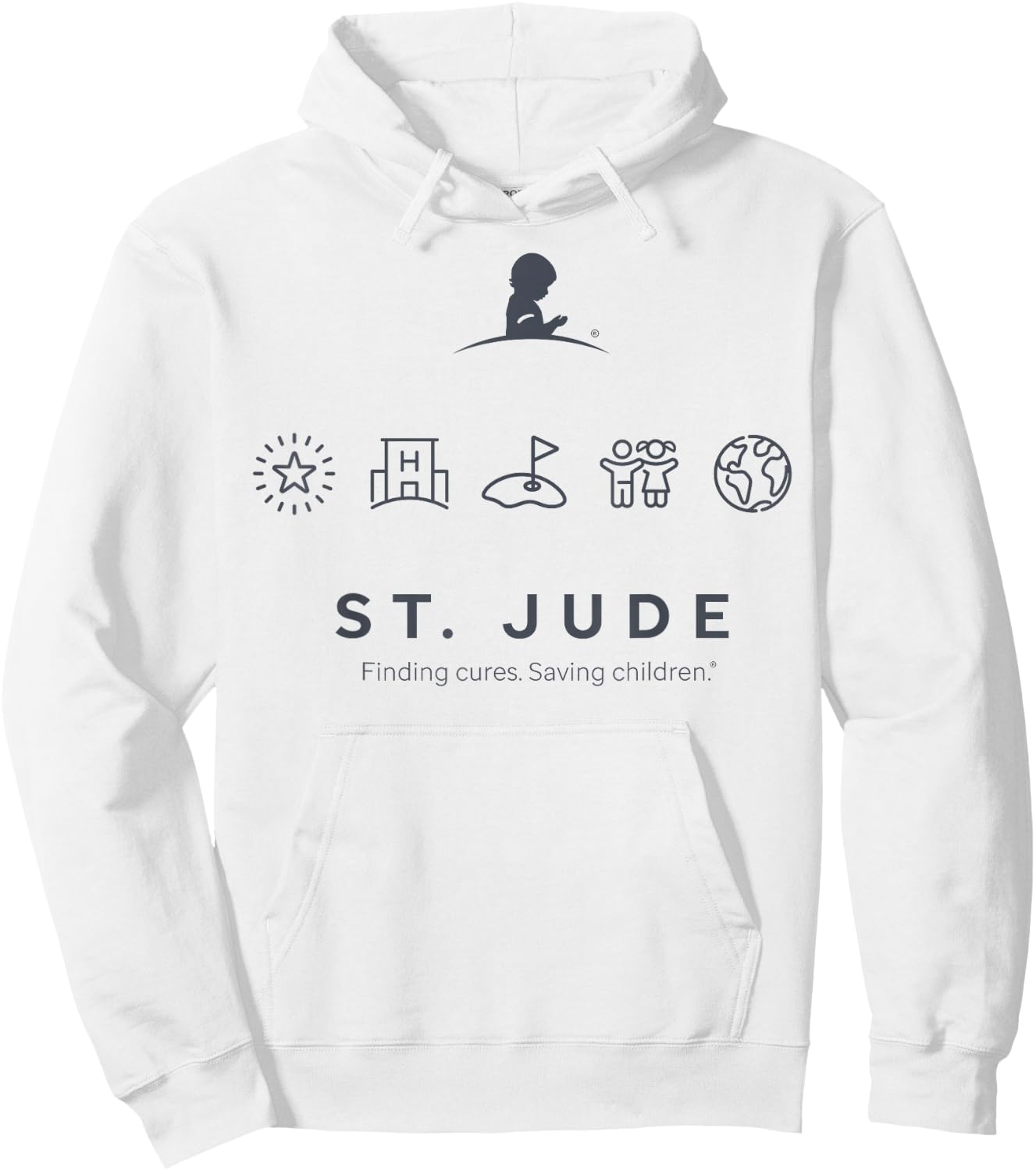 St. Jude Golf Icon Hoodie - Hoodie | White