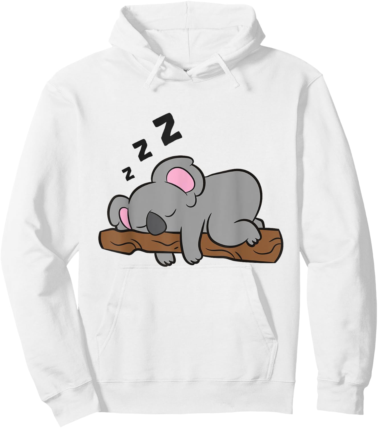 Cute Sleeping Koala Bear Lazy Koala Hoodie - Hoodie | White