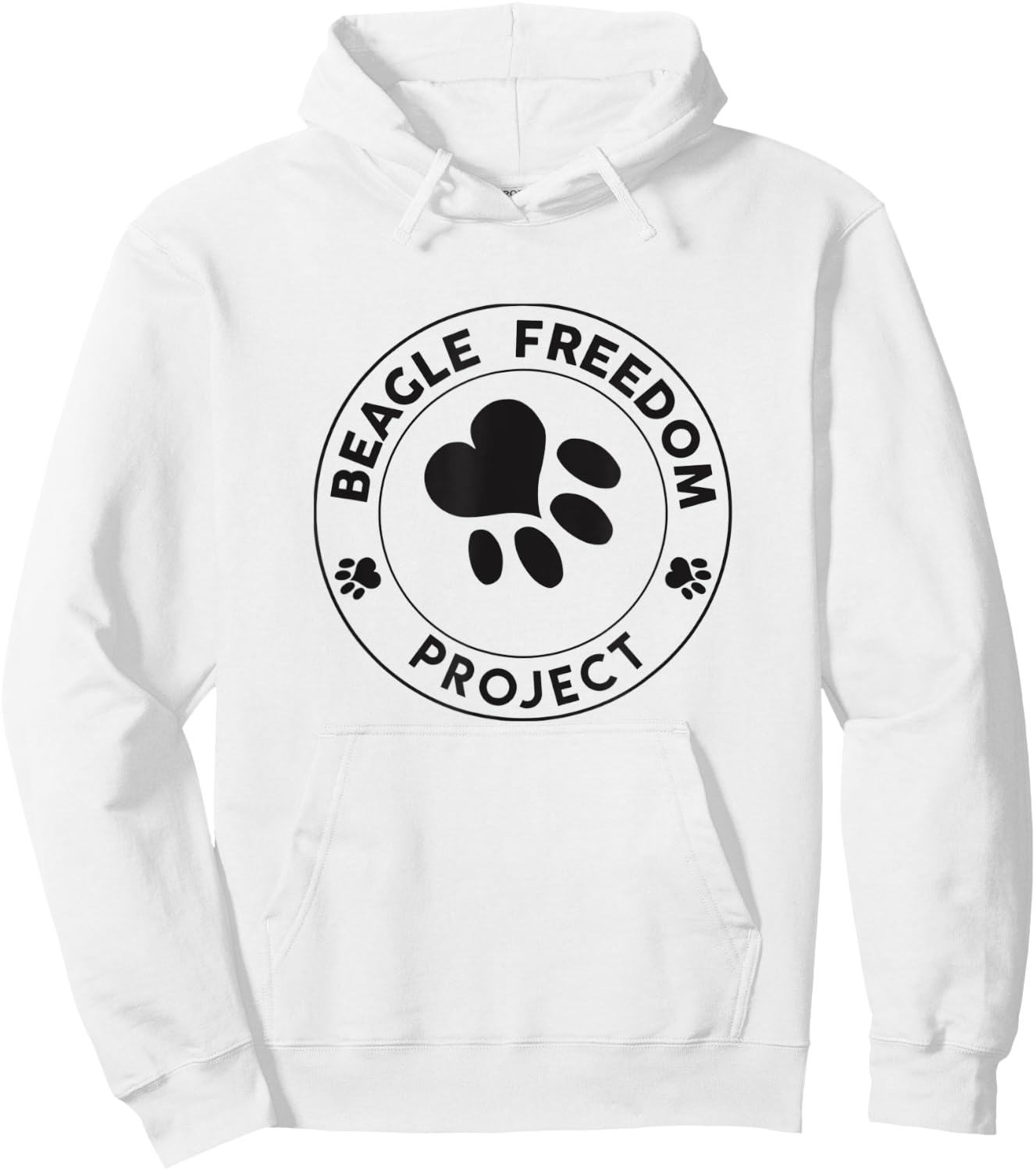 Beagle Freedom Project- Rescue Dogs- Free the beagles Hoodie - Hoodie | White