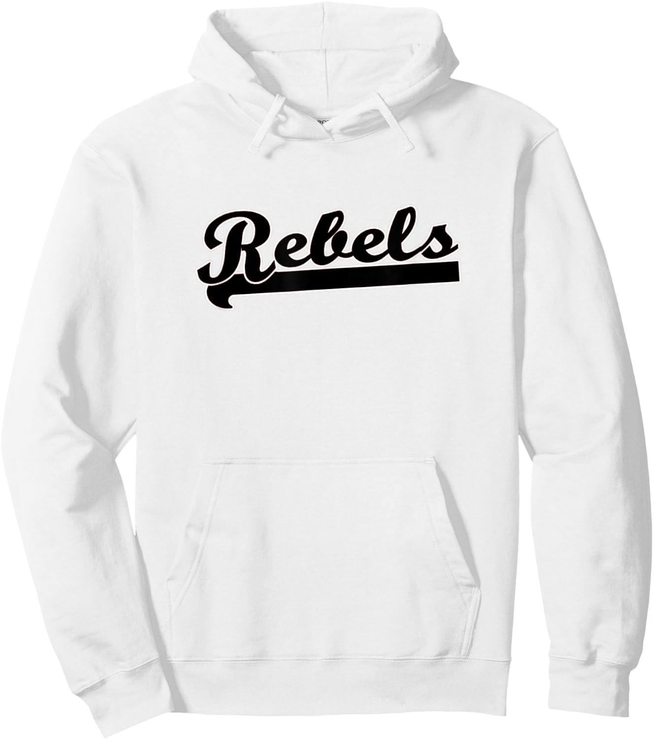 REBELS Soccer Flag Football Baseball Basketball T-Ball Team Hoodie - Hoodie | White