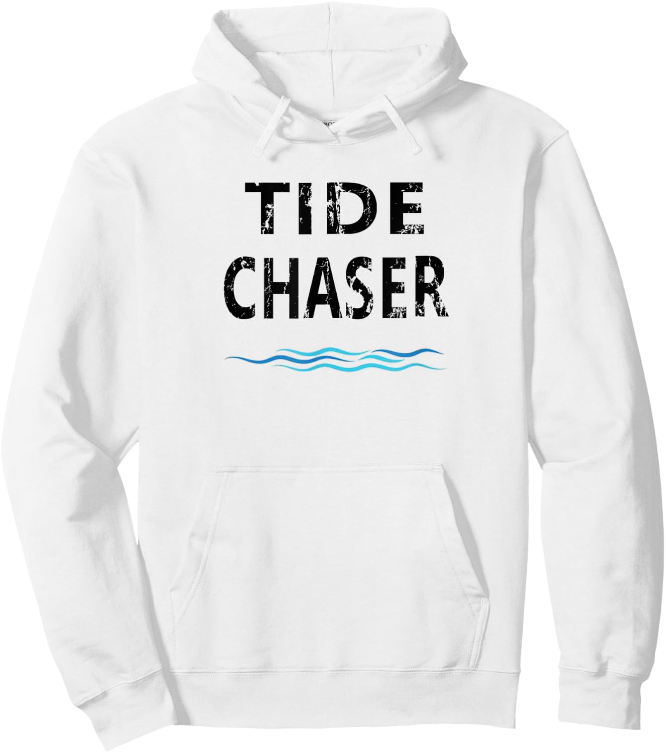 Tide Chaser - Low Tide High Tide Saltwater Fishing Hoodie - Hoodie | White