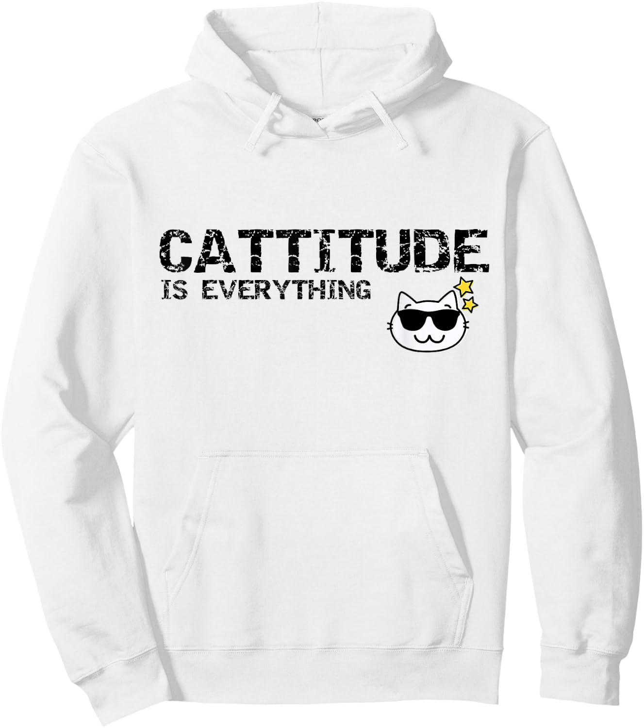 Cat Lover Attitude - Cattitude , Women, Kids Hoodie - Hoodie | White