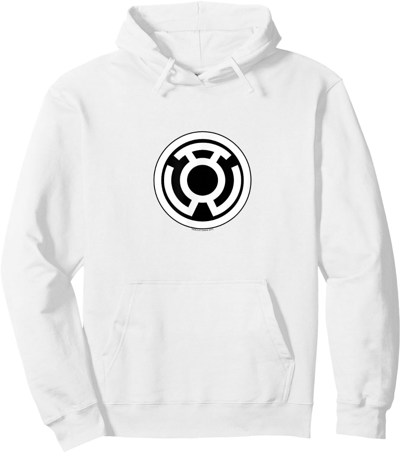 Popfunk Green Lantern Corps Yellow Lantern Logo Hoodie - Hoodie | White