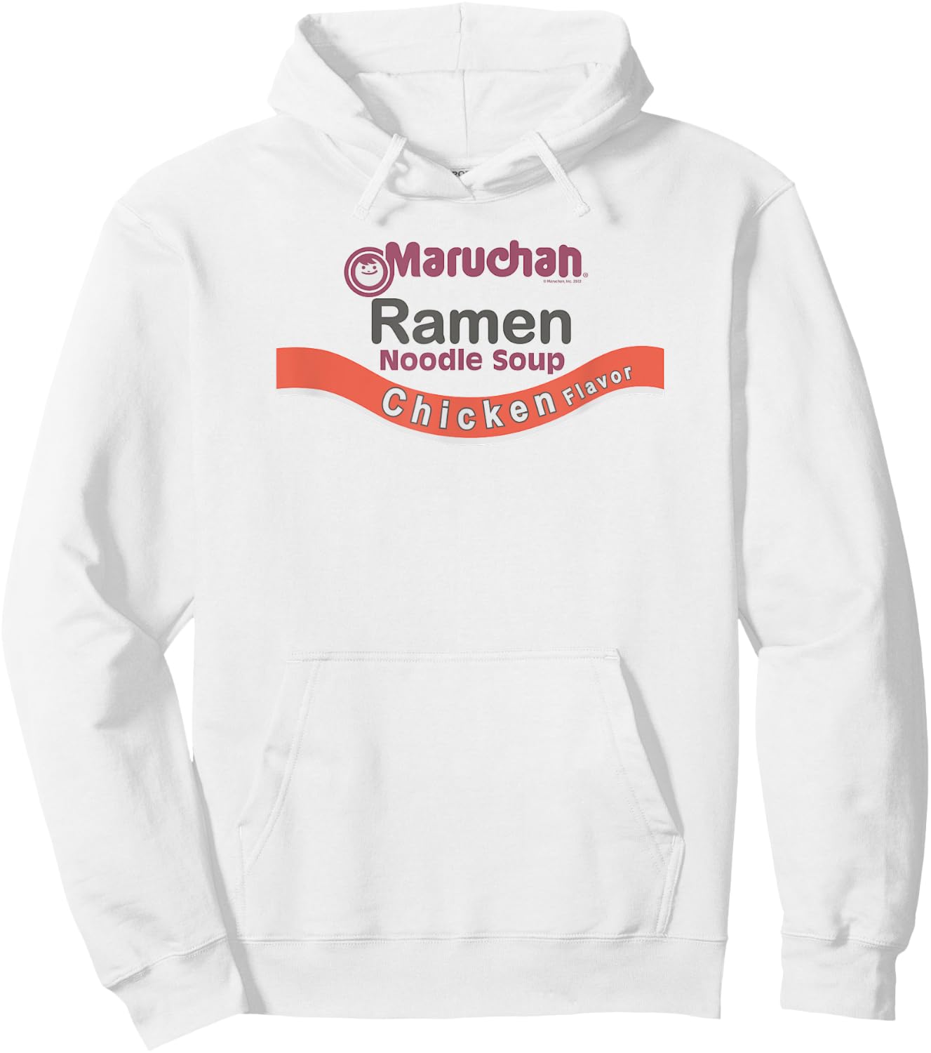 Maruchan Ramen Noodle Soup Chicken Flavor Logo Hoodie - Hoodie | White