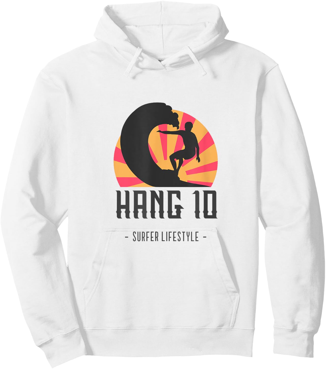Hang 10 Hoodie - Hoodie | White