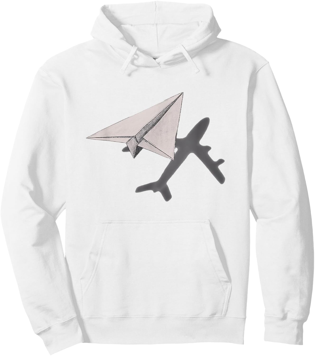 Funny Pilot paper Airplane for CO-pilots BOYS PARTY Hoodie - Hoodie | White