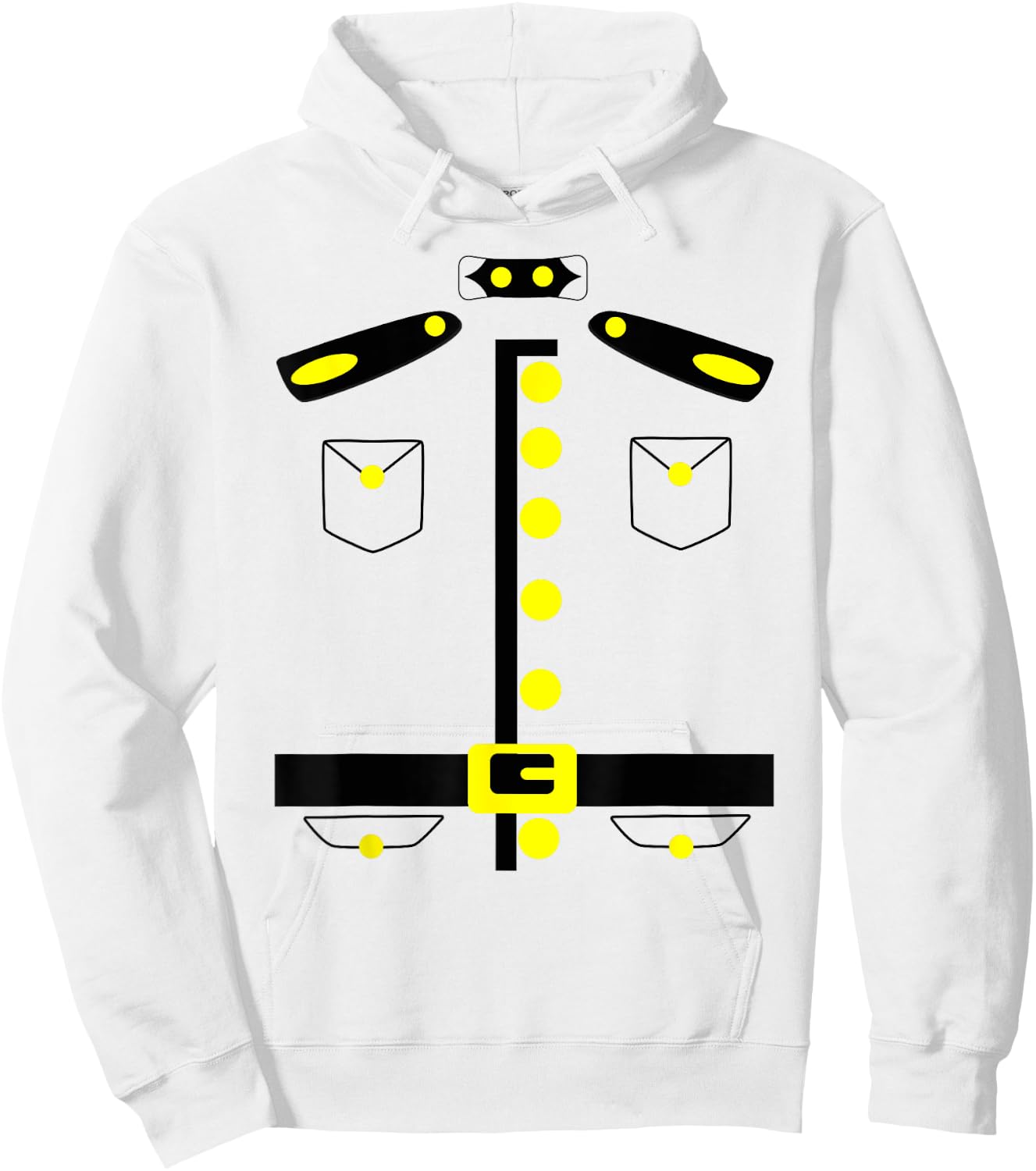Royal Canadian Mountie Costume Canada Mounted Police Hoodie - Hoodie | White