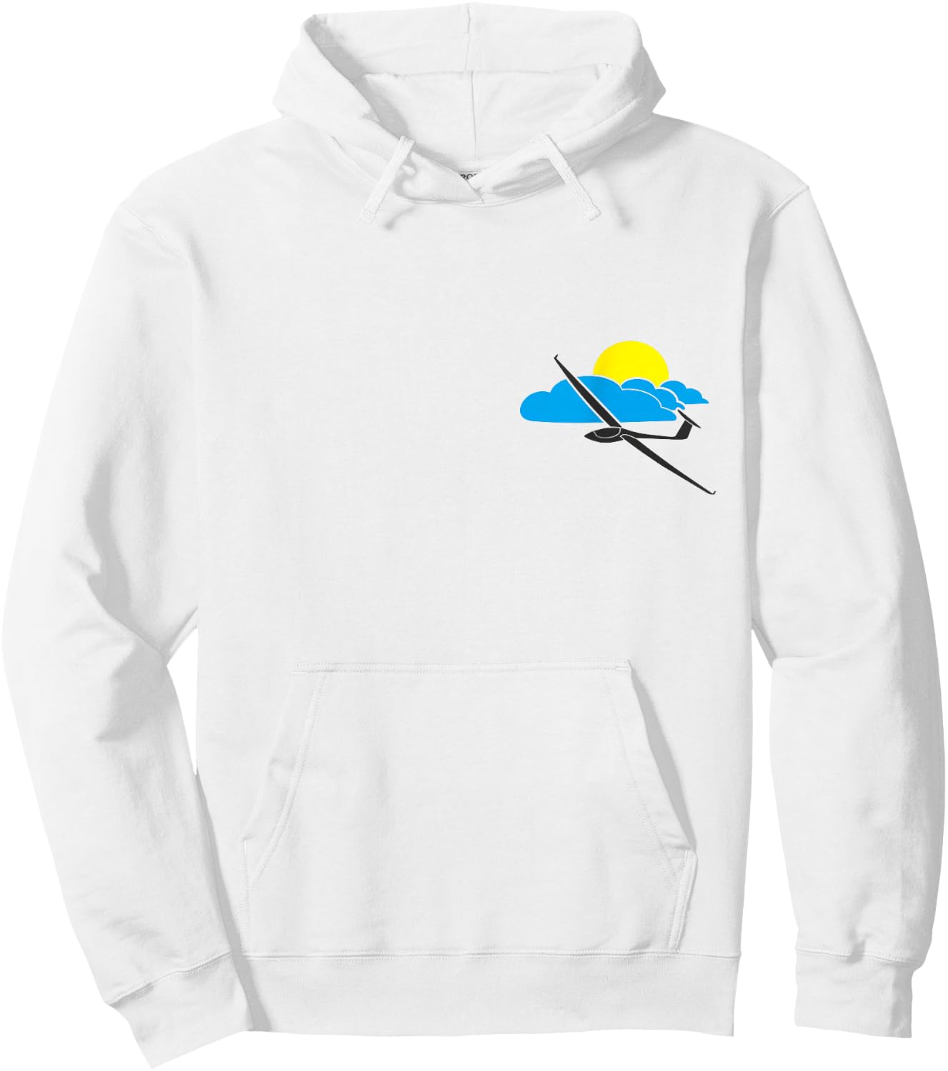 Gliding Glider Pilot Soar Soaring Thermals Sailplane T Shirt Hoodie - Hoodie | White