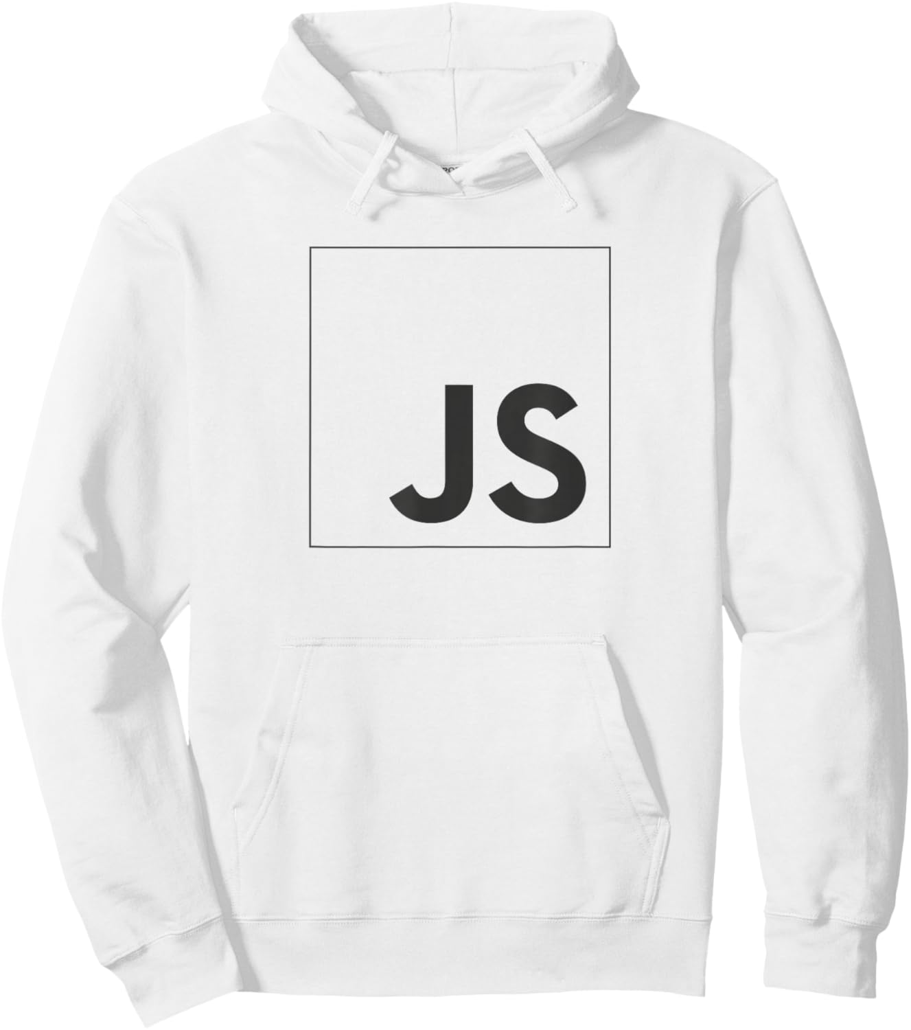 JavaScript JS React Angular Vue.js Node.js Frontend Engineer Hoodie - Hoodie | White