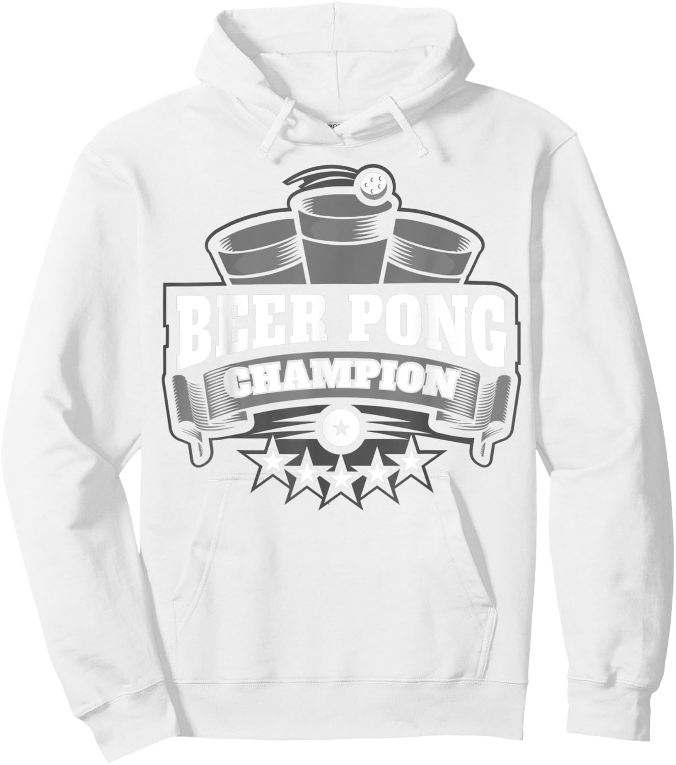 Beer Pong Champion | University Drinking Game Gift Hoodie - Hoodie | White
