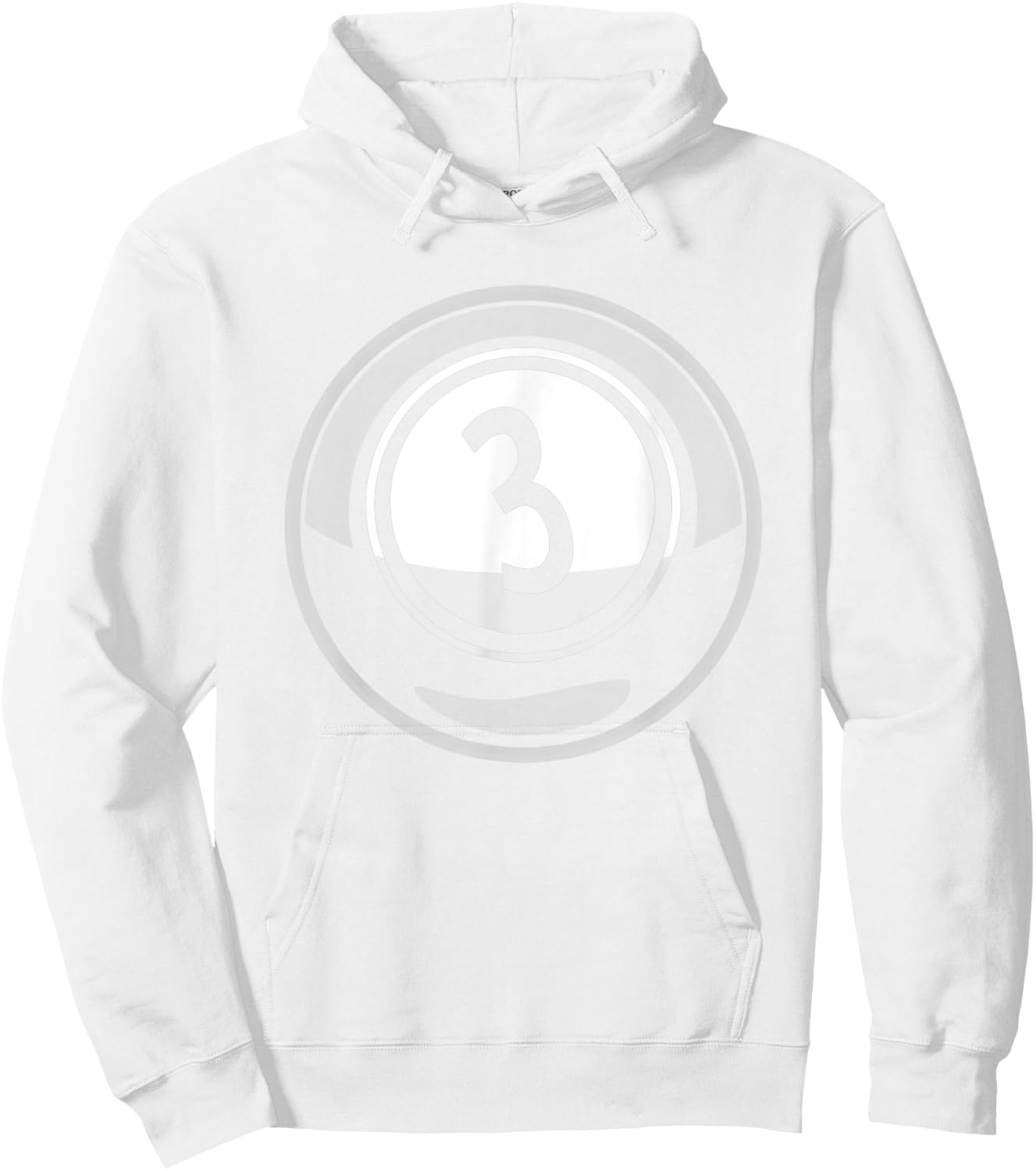 Matching Halloween Costume Set Billiard Balls 3 Ball Hoodie - Hoodie | White