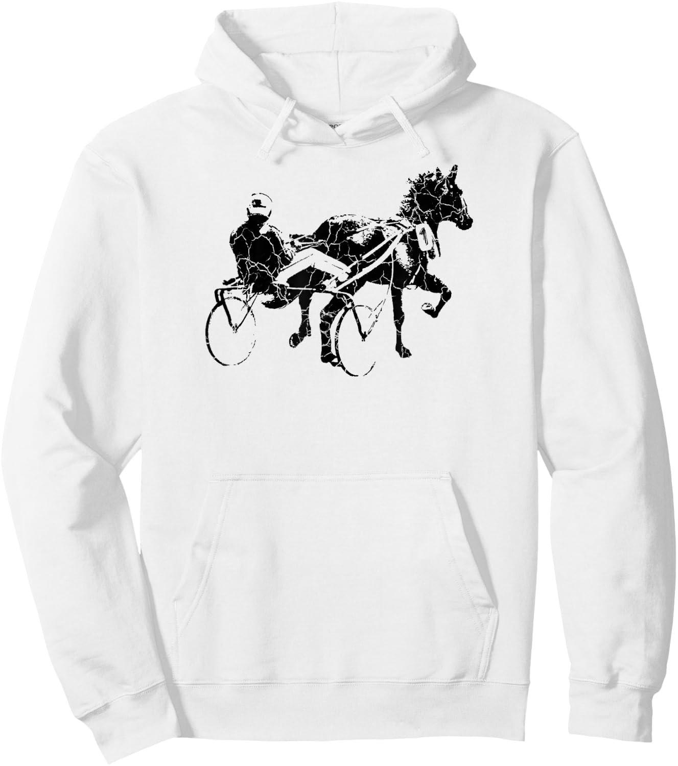 Sports Horse Race Harness Racing Gift Hoodie - Hoodie | White