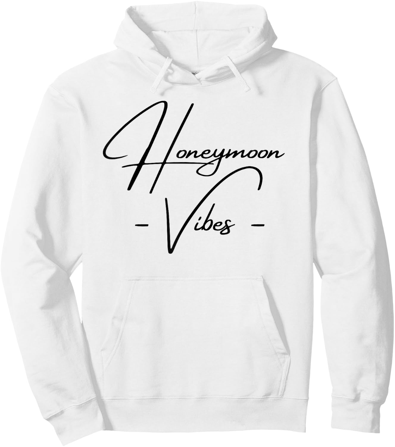 Honeymoon Vibes Just Married Bride Groom Wedding Hoodie - Hoodie | White