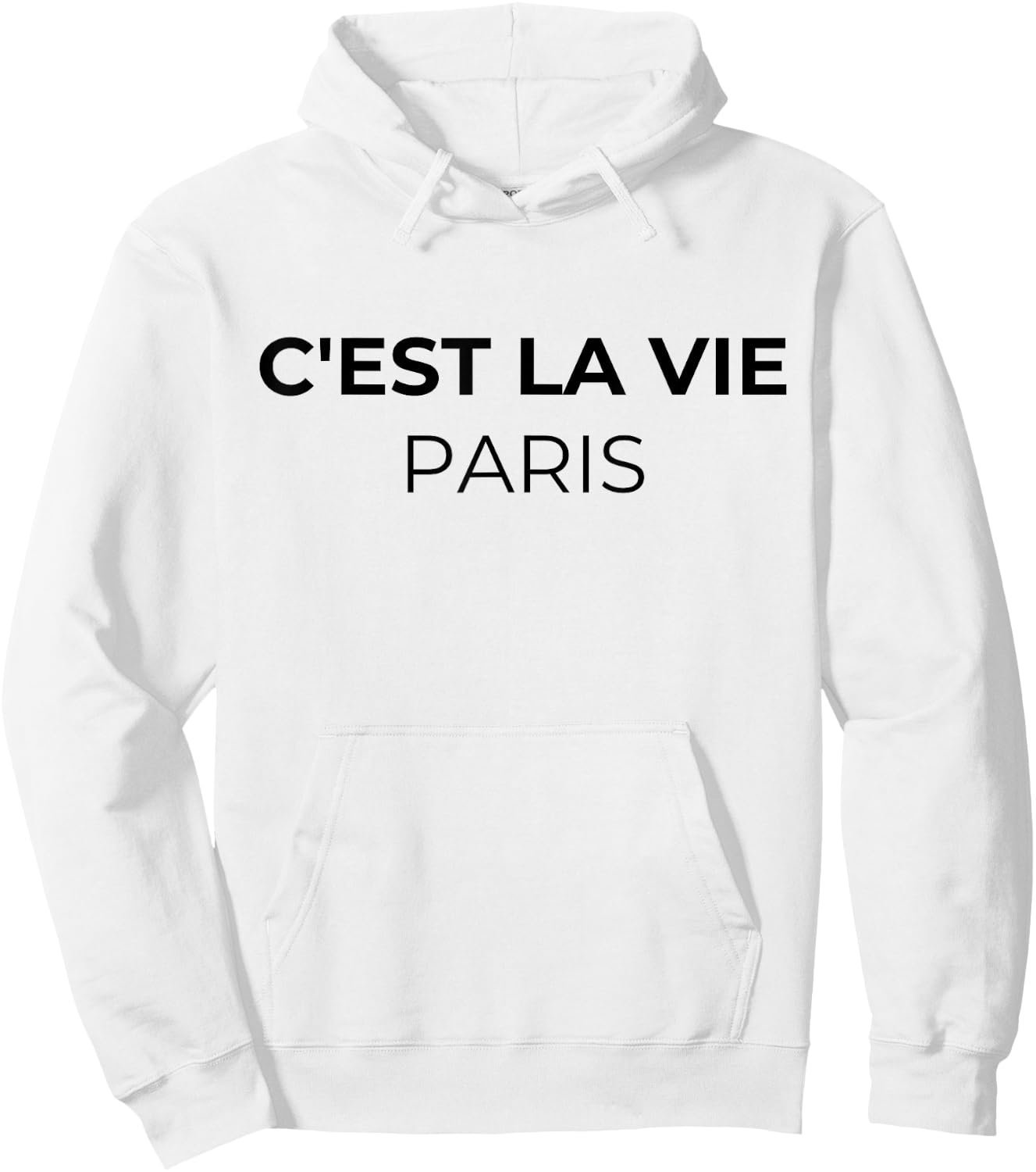 France Paris French lovers C'est la vie Paris Hoodie - Hoodie | White