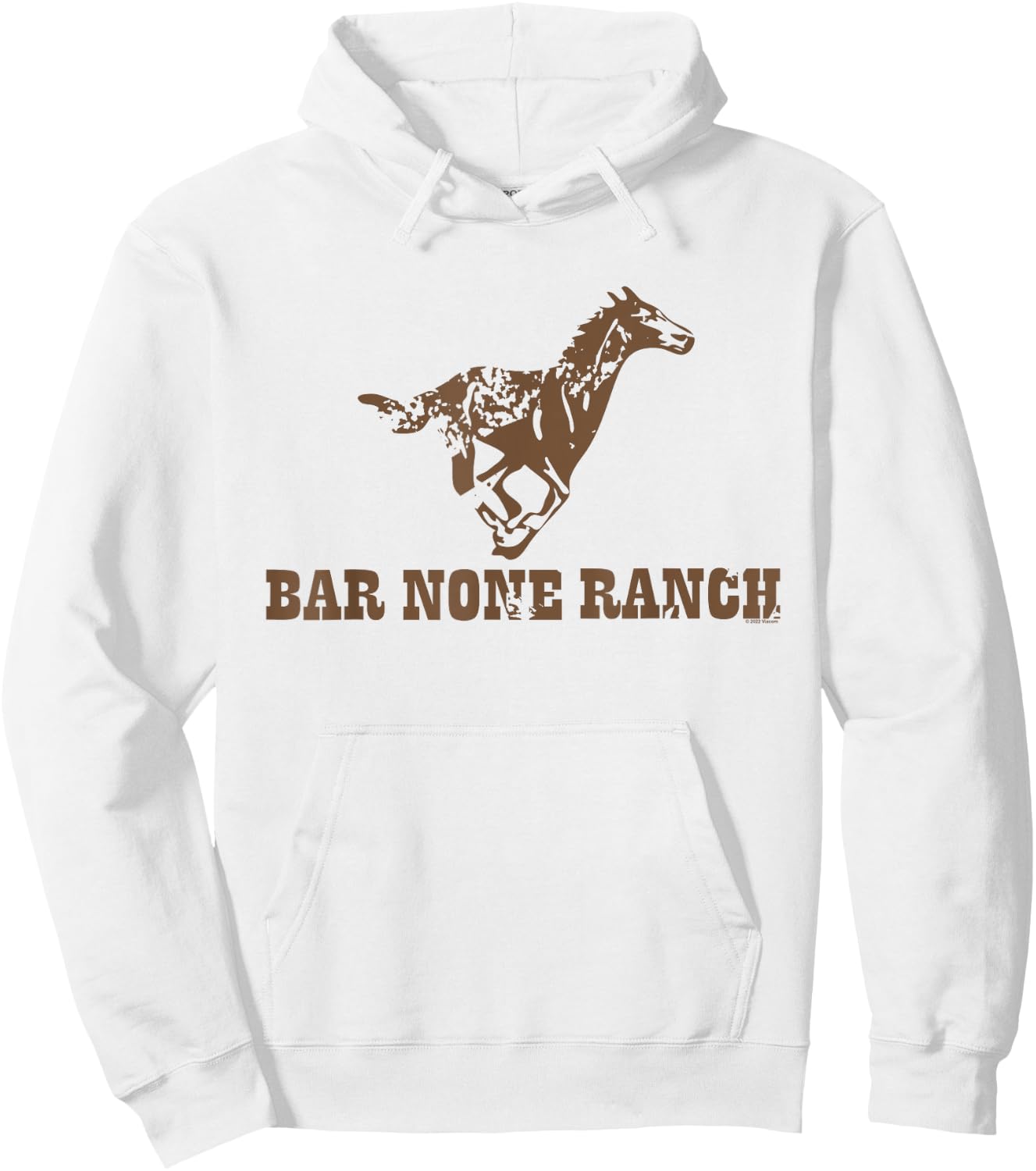 Hey Dude Bar None Ranch Horse Hoodie - Hoodie | White